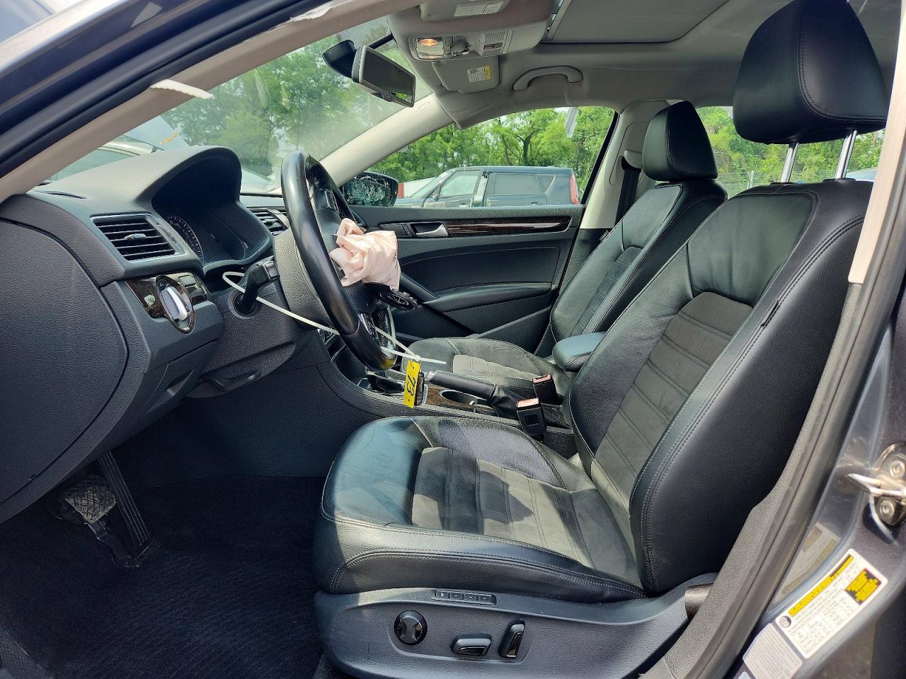 2015 Volkswagen Passat Sel Gray vin: 1VWCS7A34FC116671