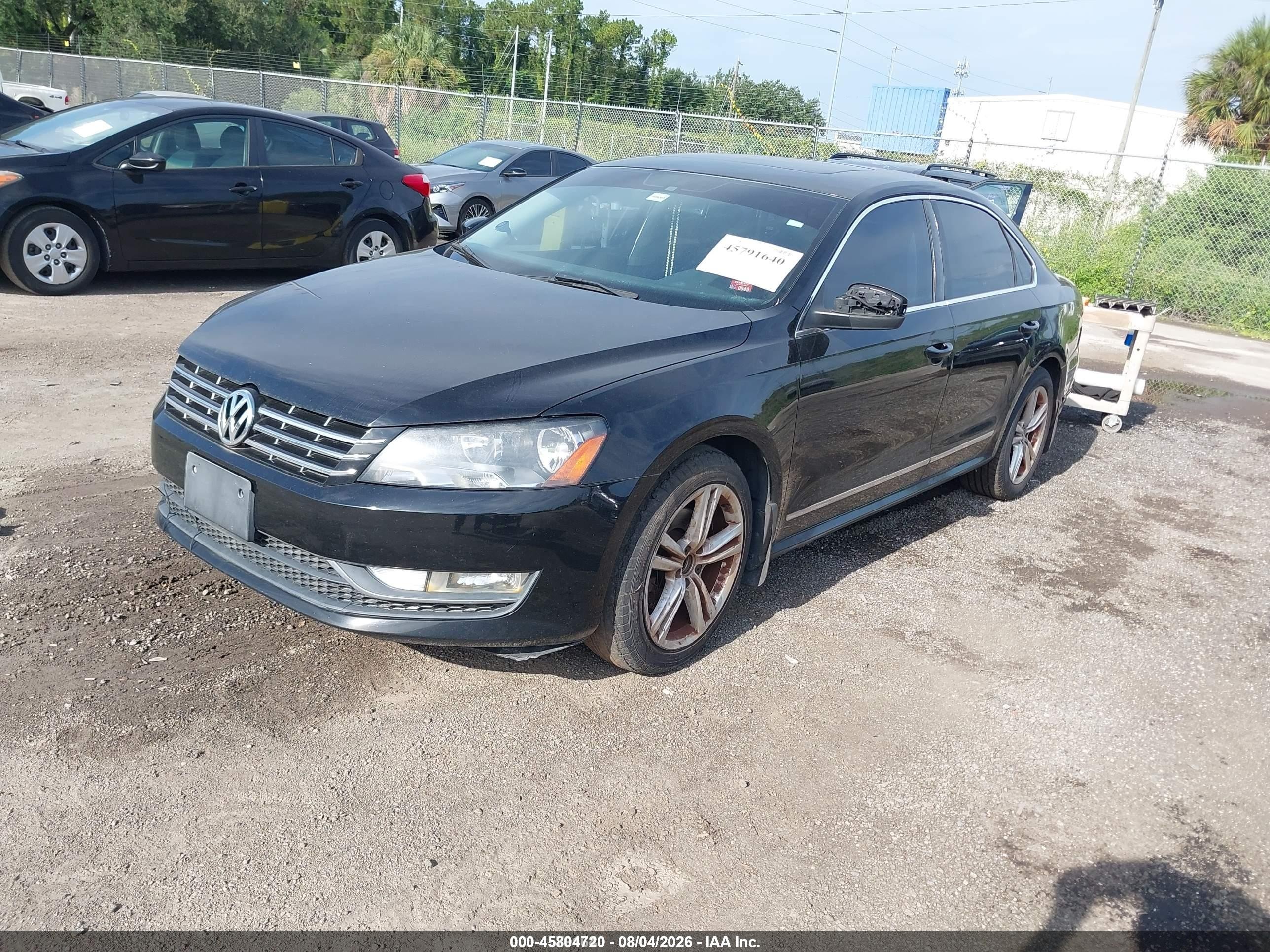 2014 Volkswagen Passat 1.8t Sel Premium Black vin: 1VWCS7A36EC015081