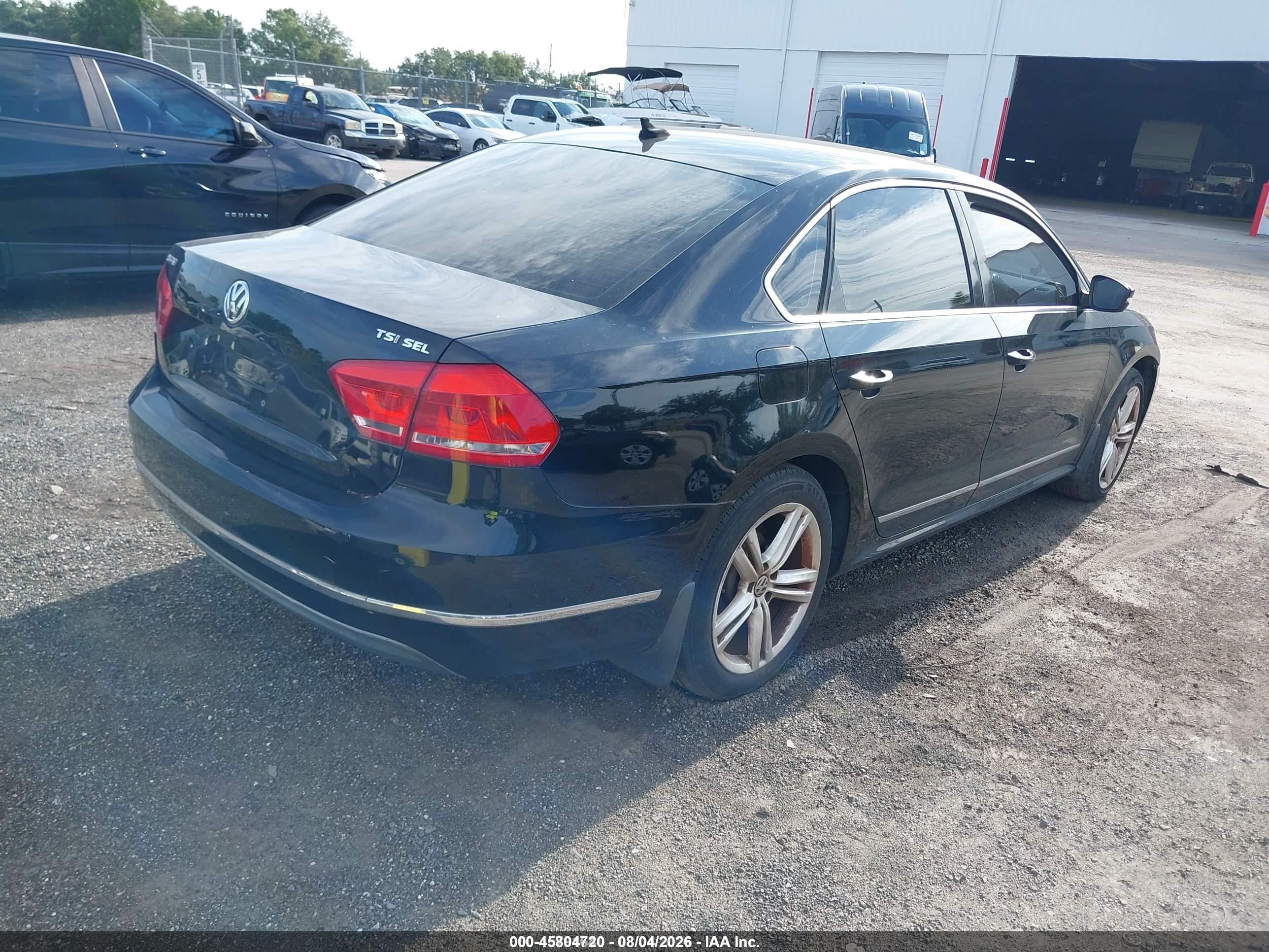 2014 Volkswagen Passat 1.8t Sel Premium Black vin: 1VWCS7A36EC015081