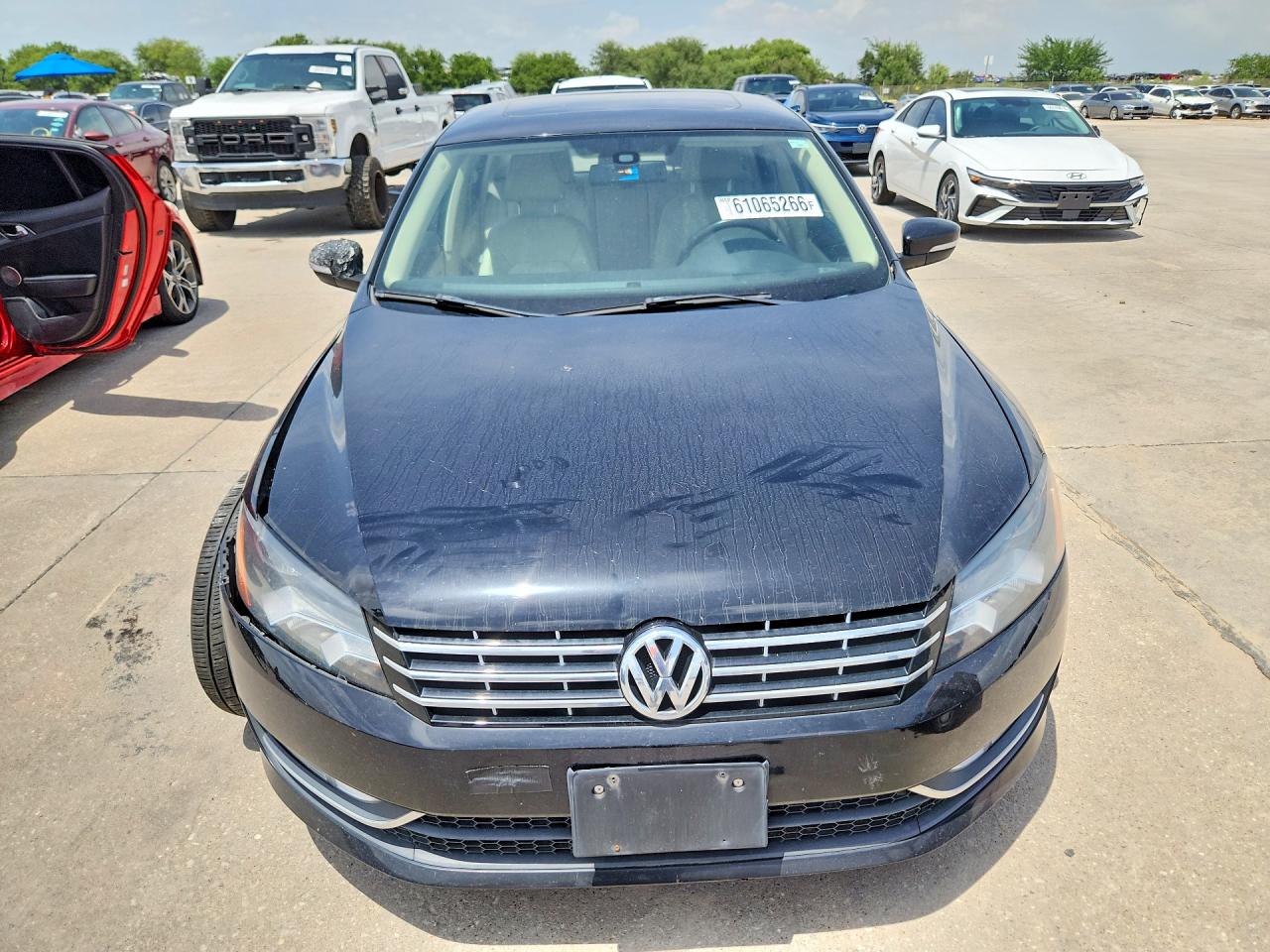 2014 Volkswagen Passat Sel Black vin: 1VWCS7A37EC097614