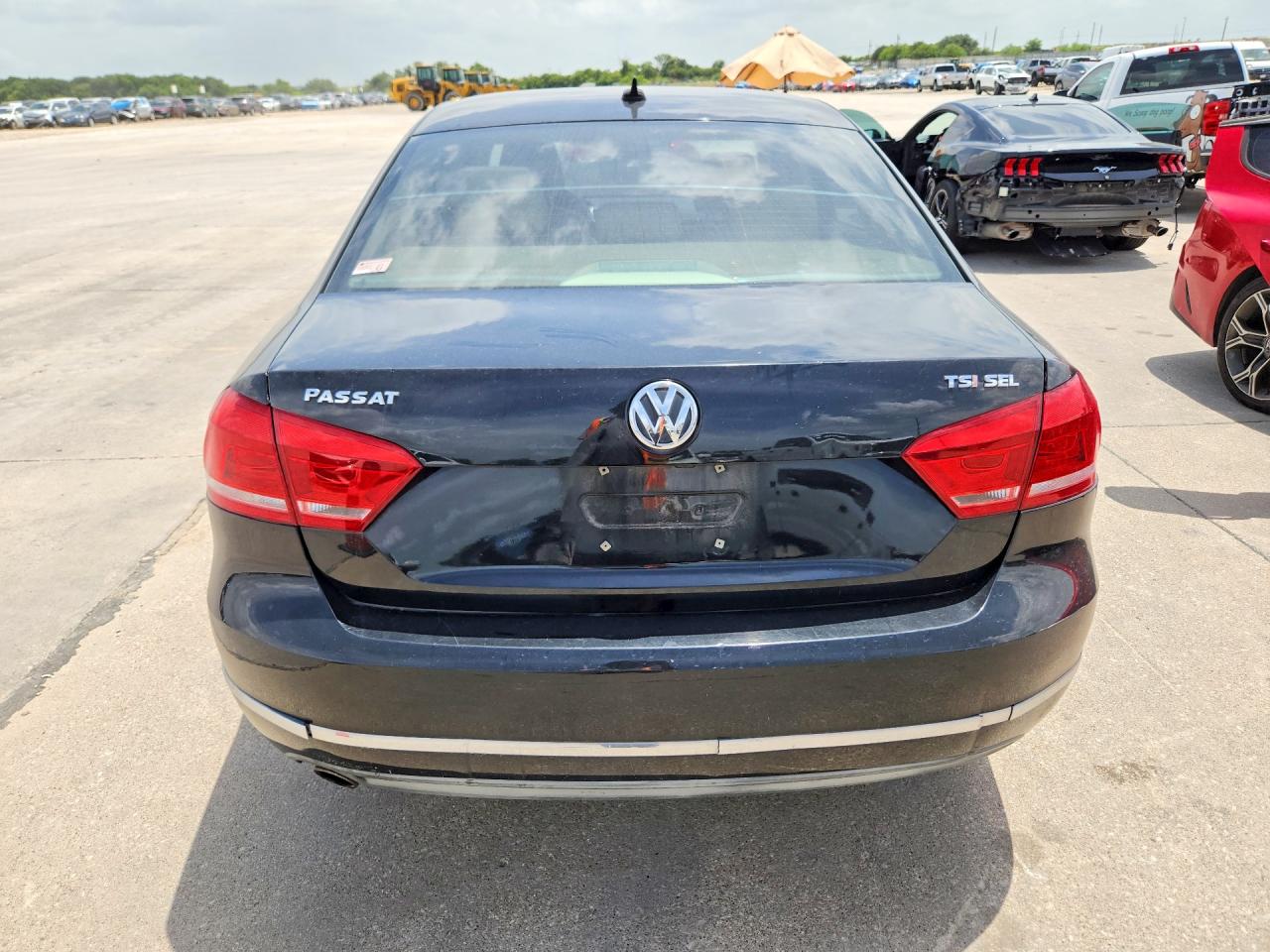 2014 Volkswagen Passat Sel Black vin: 1VWCS7A37EC097614
