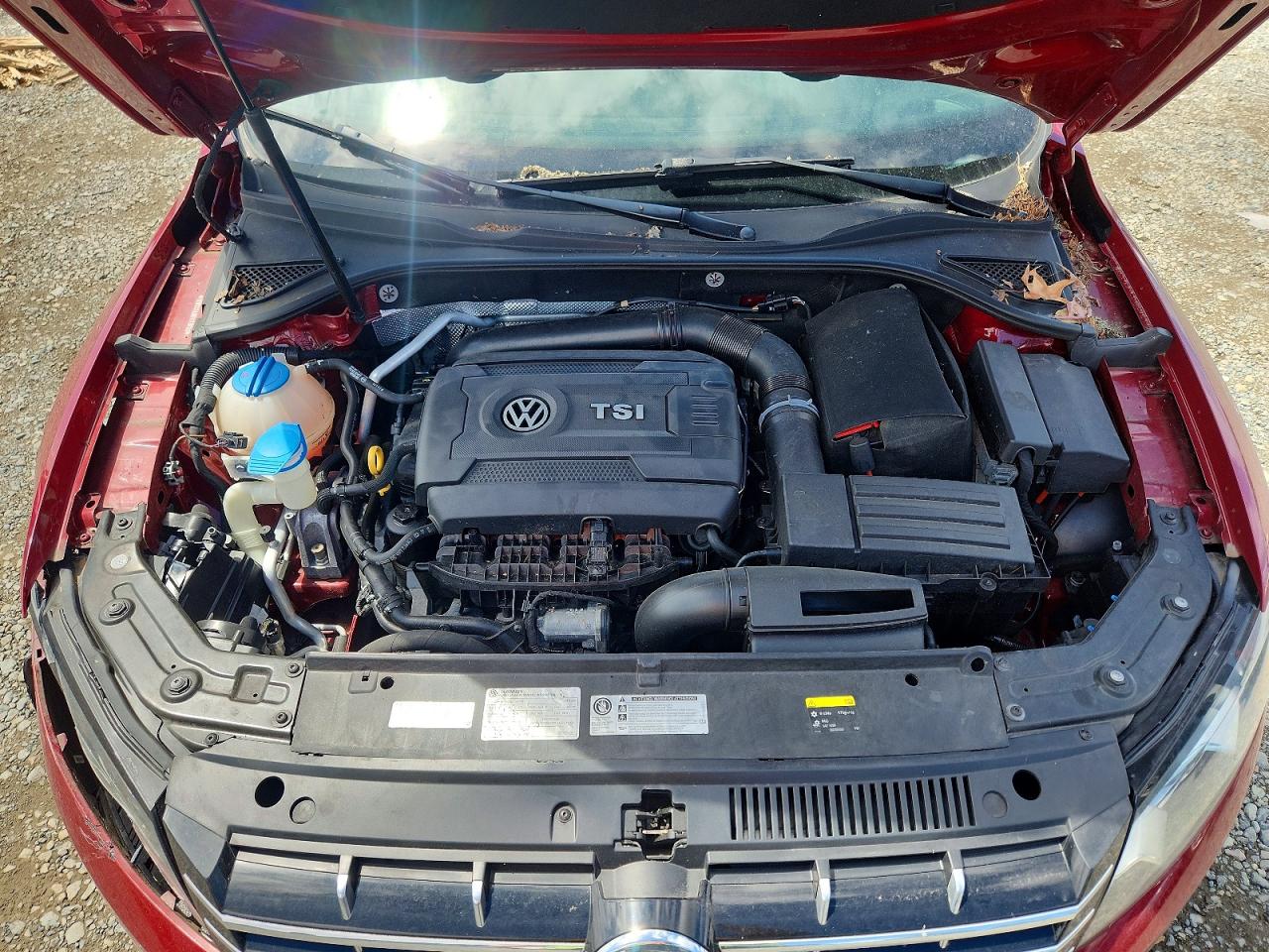 2015 Volkswagen Passat Sel Red vin: 1VWCS7A3XFC116142