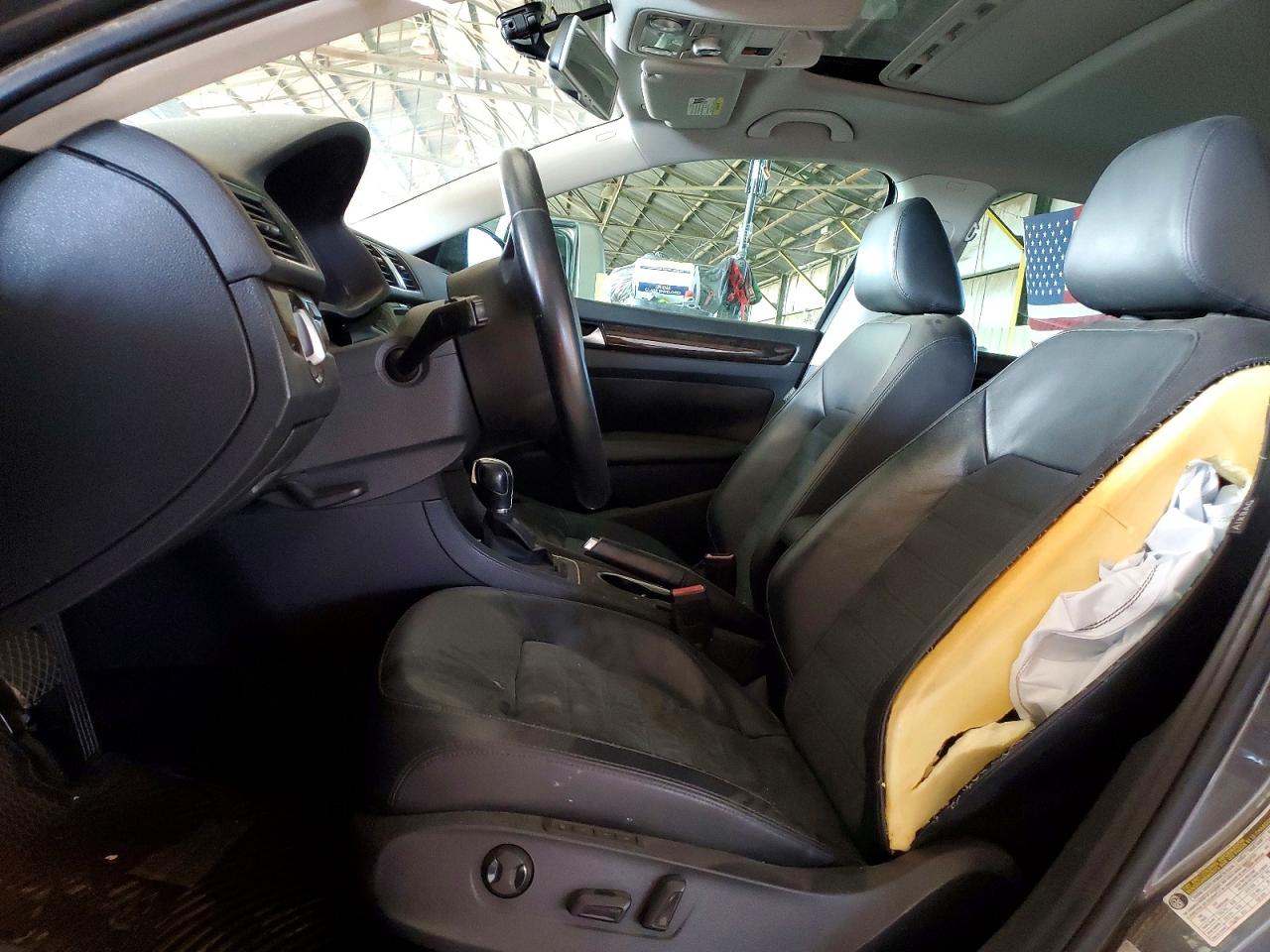 2014 Volkswagen Passat Sel Gray vin: 1VWCT7A30EC019771