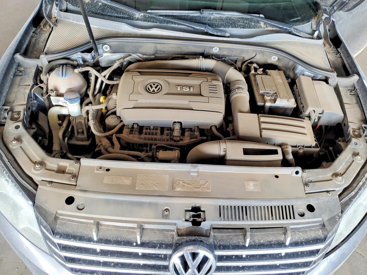 2014 Volkswagen Passat Sel Gray vin: 1VWCT7A30EC019771