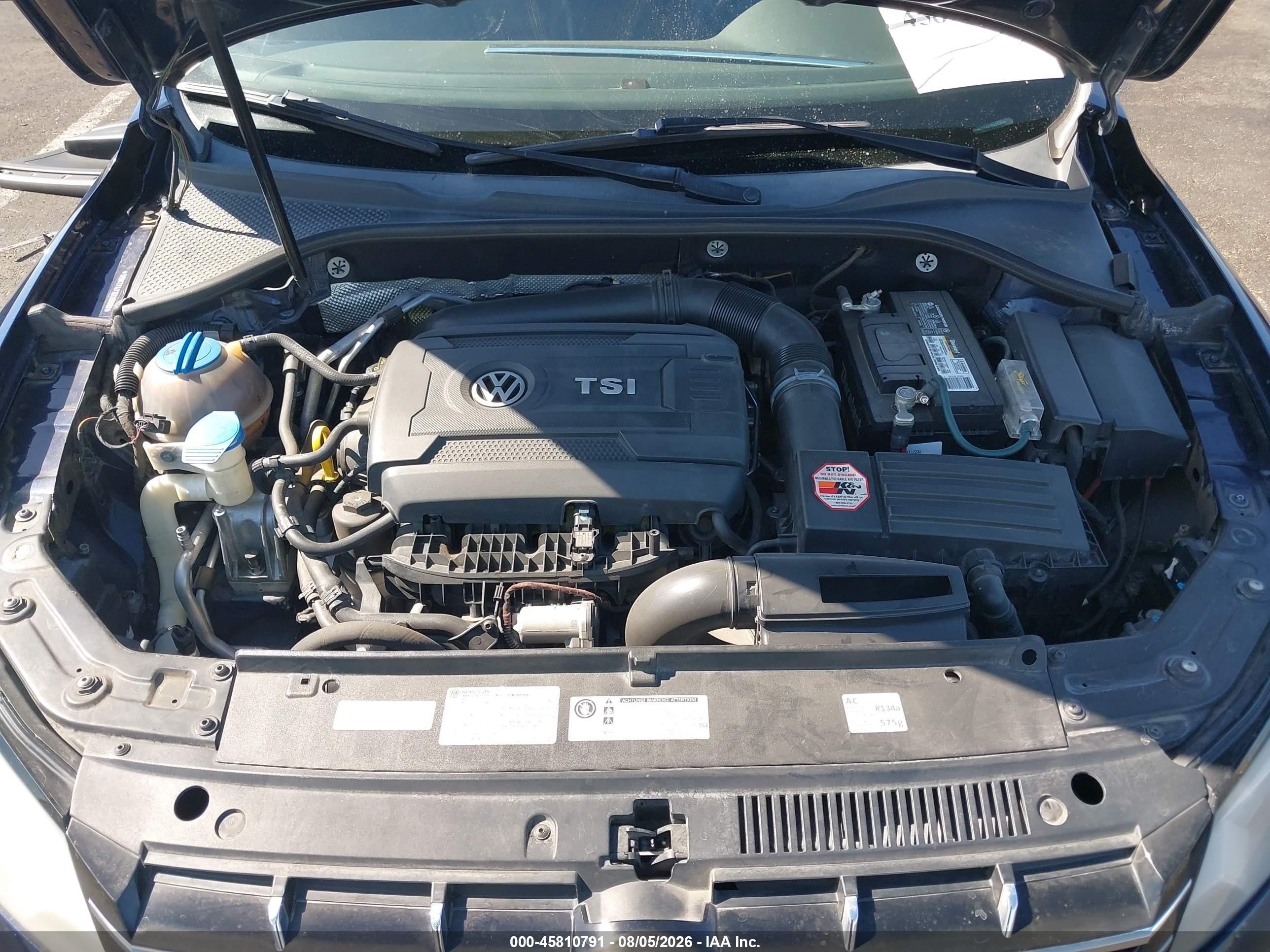 2014 Volkswagen Passat 1.8t Sel Premium Dark Blue vin: 1VWCT7A31EC033548