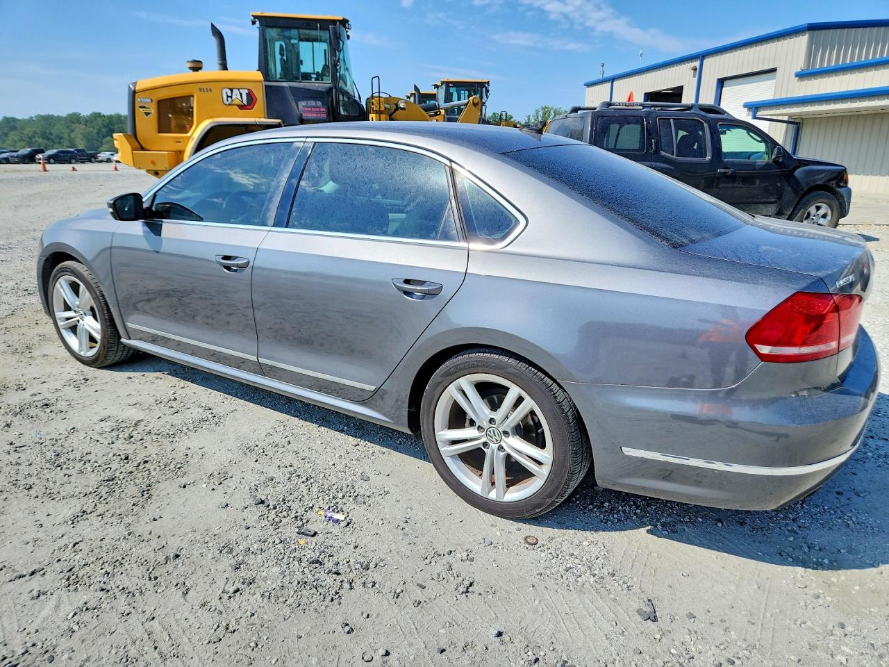 2014 Volkswagen Passat Sel Gray vin: 1VWCT7A31EC068283