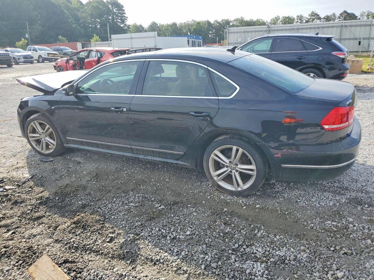 2014 Volkswagen Passat Sel Black vin: 1VWCT7A32EC086369