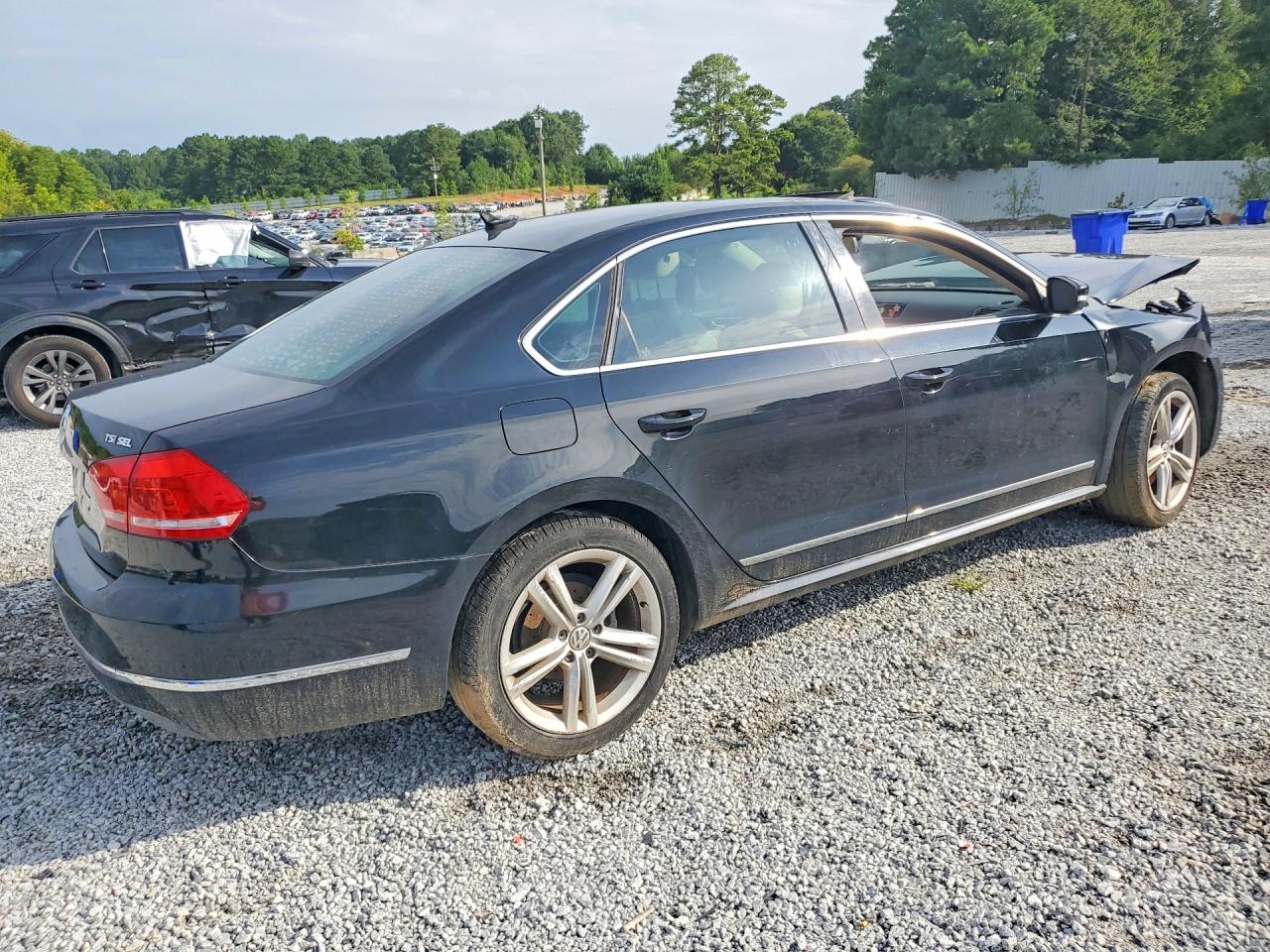 2014 Volkswagen Passat Sel Black vin: 1VWCT7A32EC086369