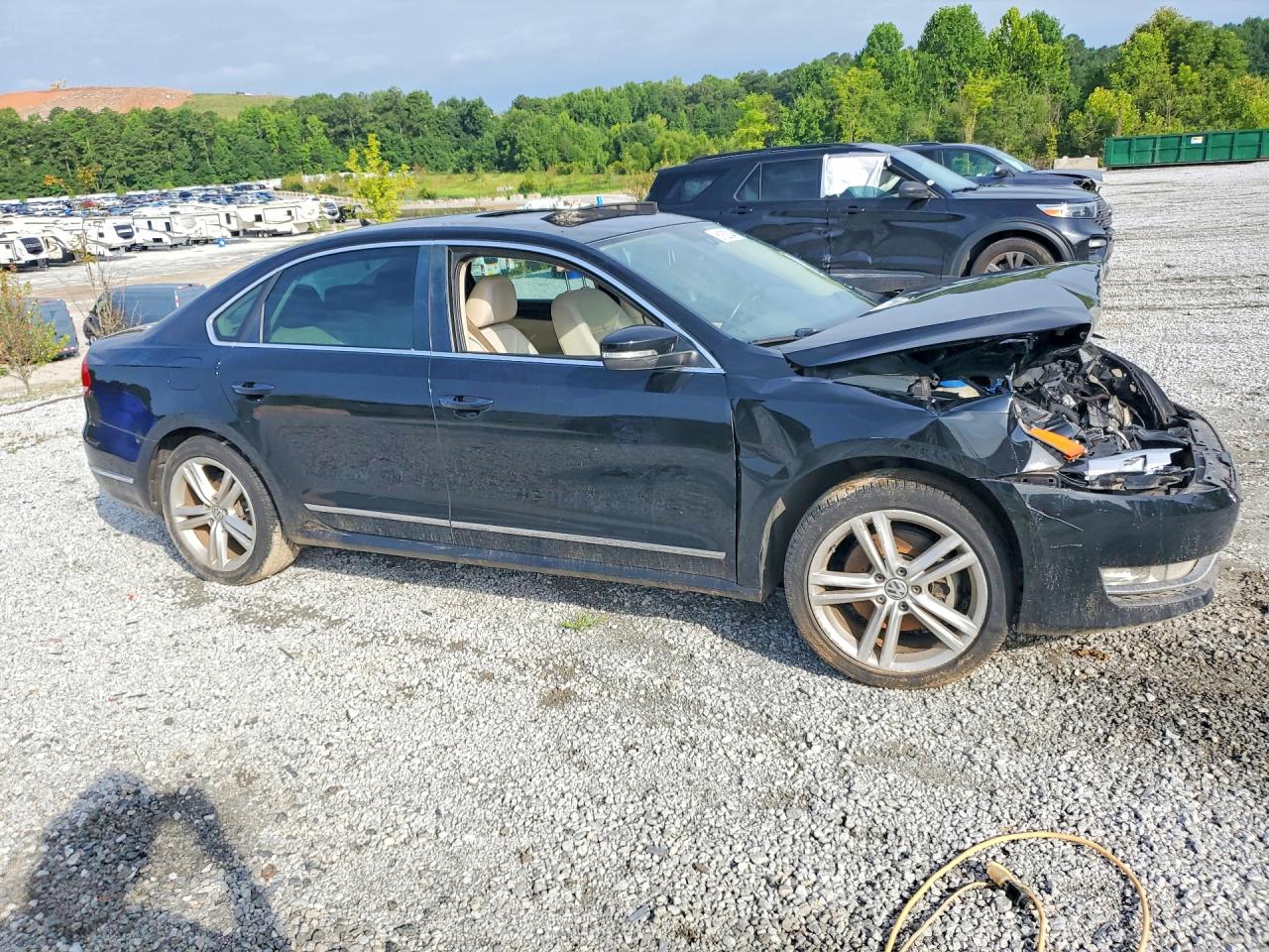 2014 Volkswagen Passat Sel Black vin: 1VWCT7A32EC086369