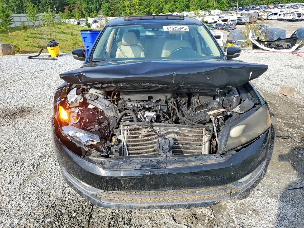 2014 Volkswagen Passat Sel Black vin: 1VWCT7A32EC086369