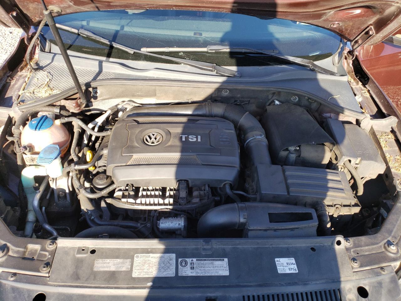 2014 Volkswagen Passat Sel Burgundy vin: 1VWCT7A33EC084971