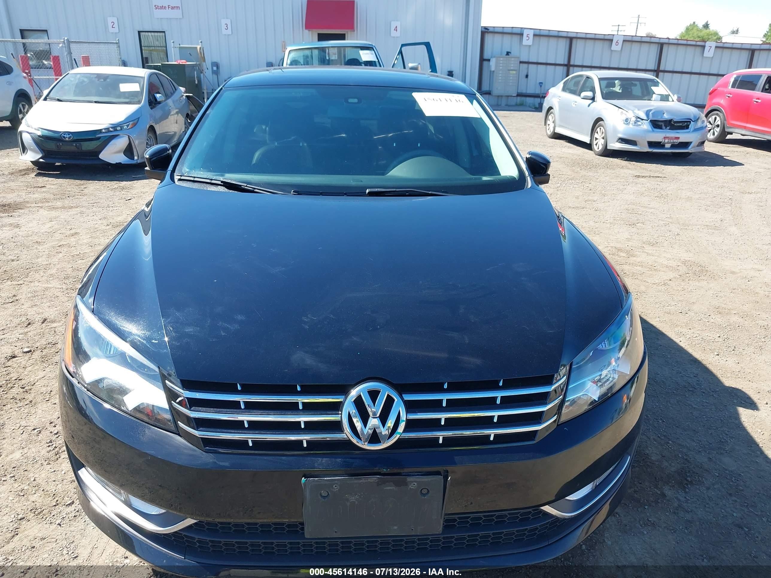 2014 Volkswagen Passat 1.8t Sel Premium Black vin: 1VWCT7A34EC032989