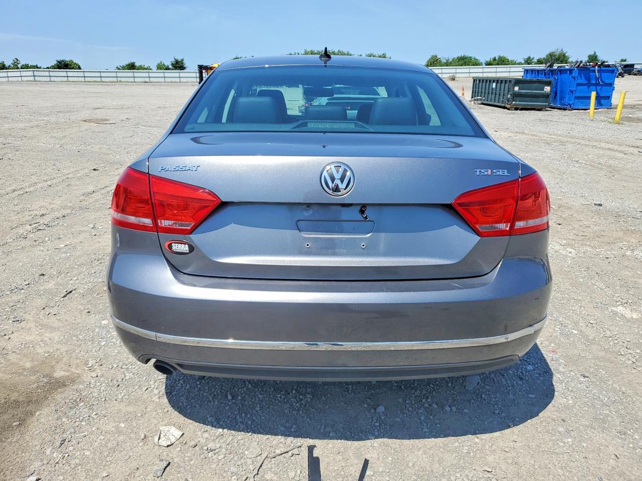 2015 Volkswagen Passat Sel Gray vin: 1VWCT7A36FC100176