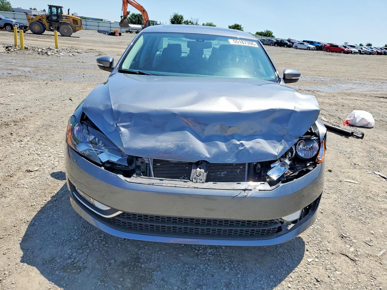 2015 Volkswagen Passat Sel Gray vin: 1VWCT7A36FC100176