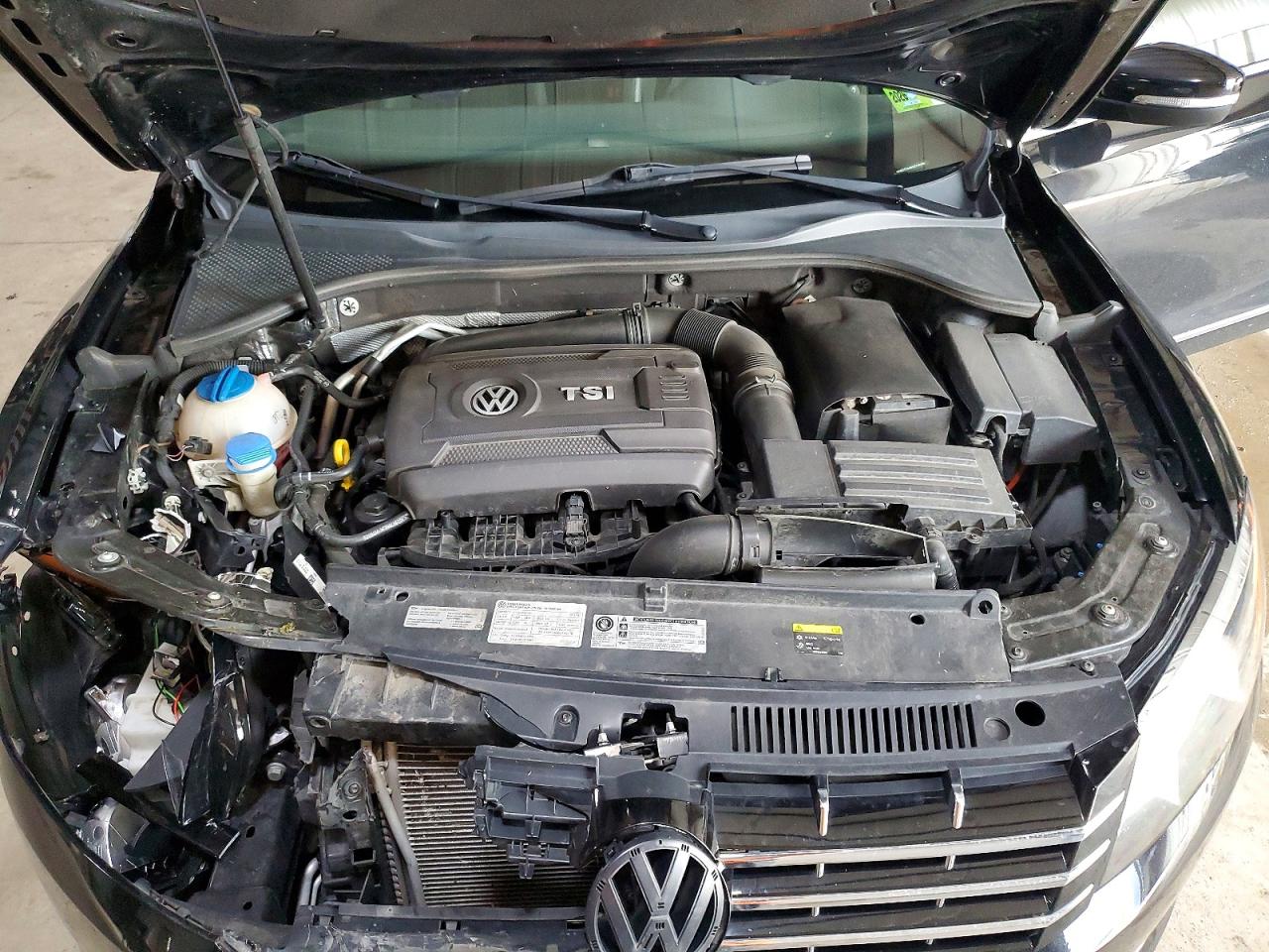 2014 Volkswagen Passat Sel Черный vin: 1VWCT7A3XEC110160