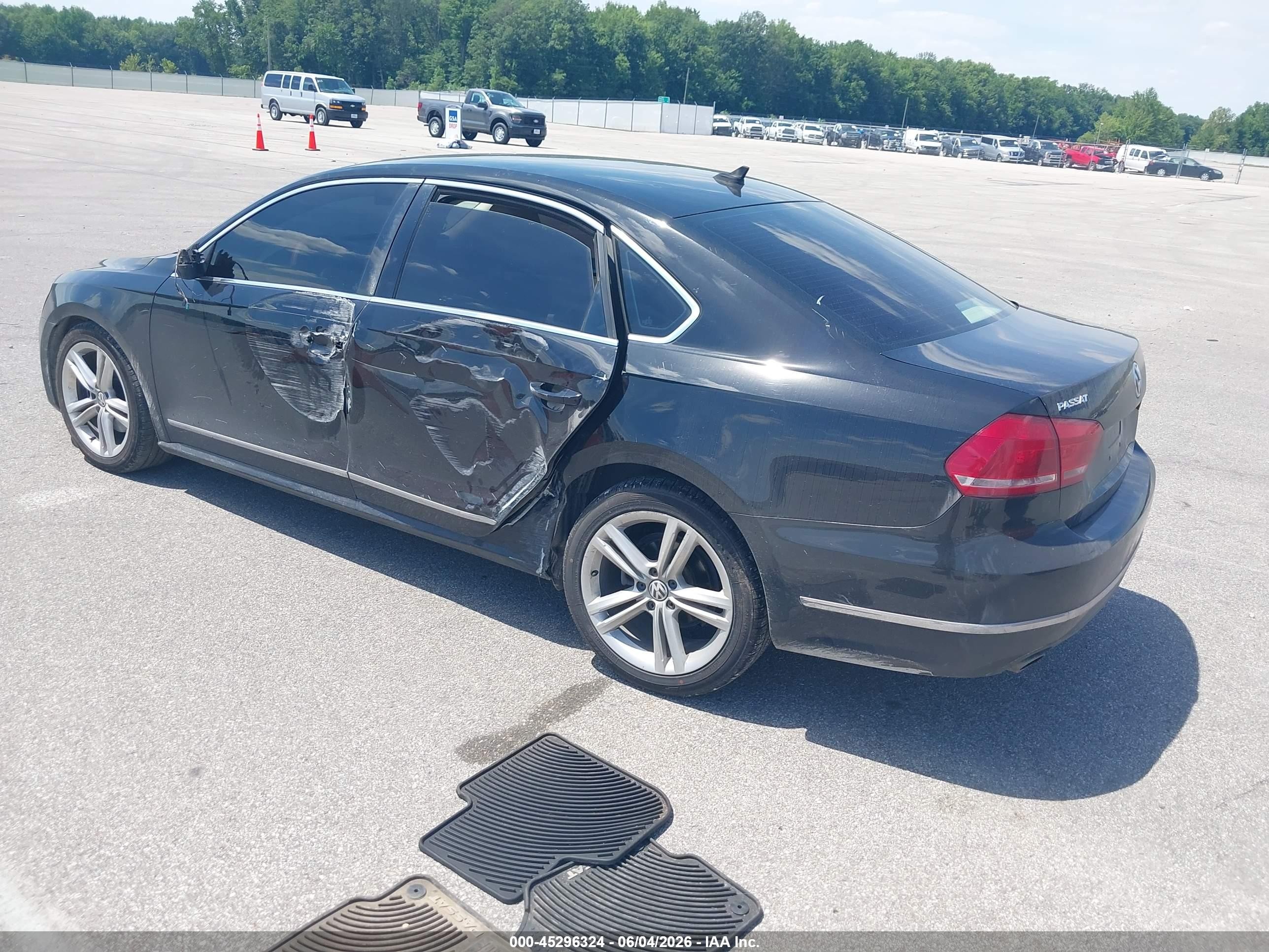 2015 Volkswagen Passat 2.0l Tdi Sel Premium Black vin: 1VWCV7A30FC094112