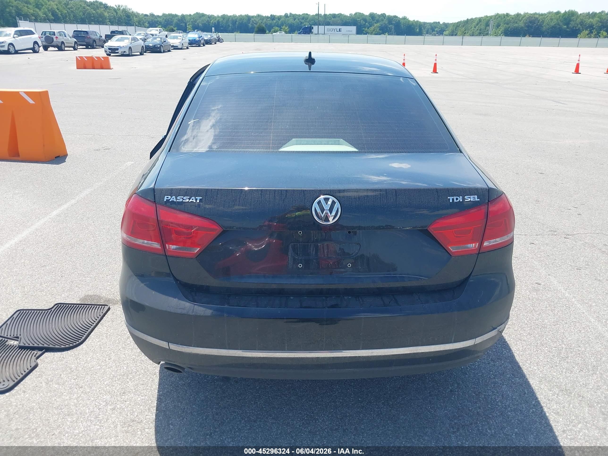 2015 Volkswagen Passat 2.0l Tdi Sel Premium Black vin: 1VWCV7A30FC094112