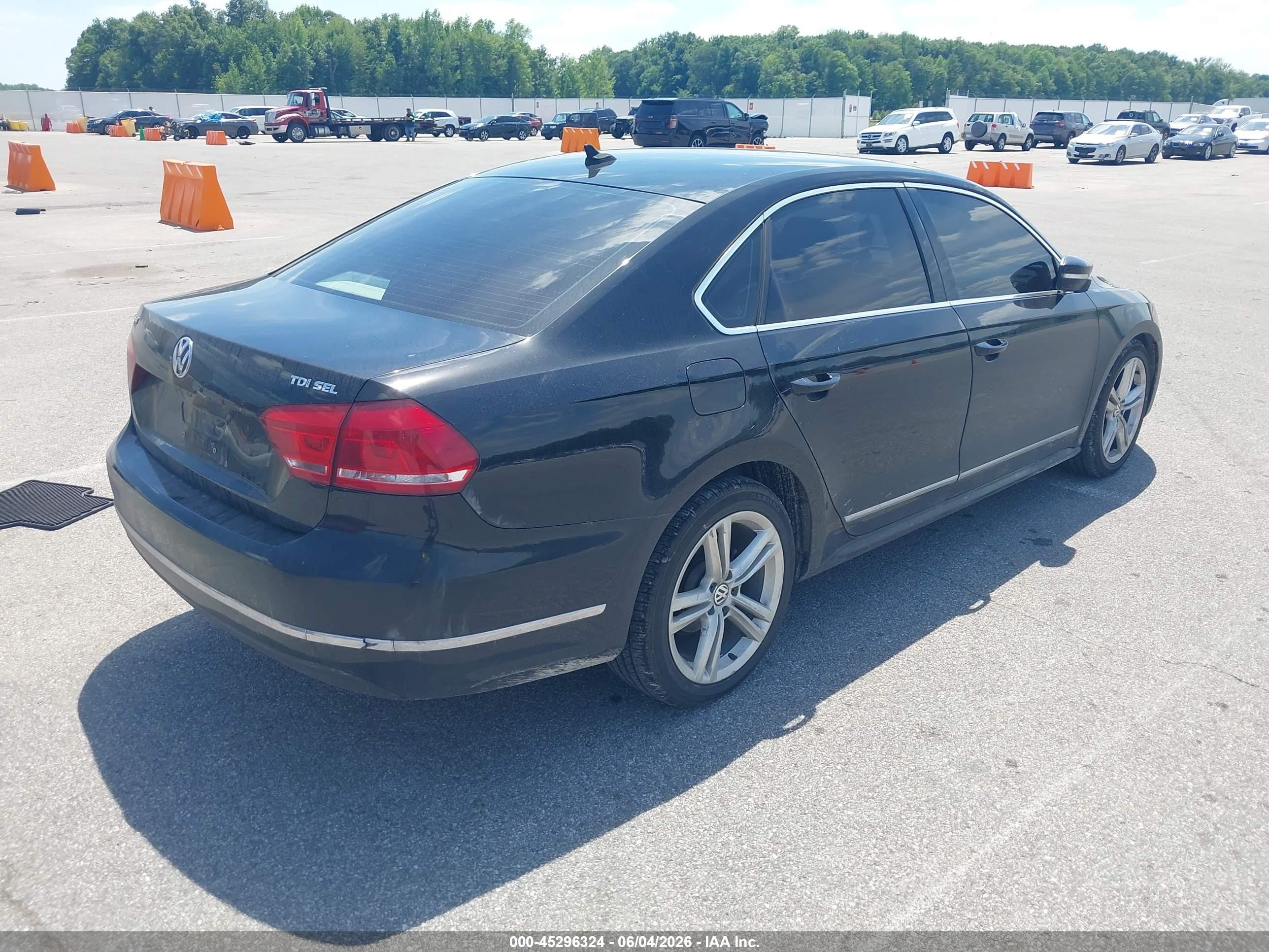 2015 Volkswagen Passat 2.0l Tdi Sel Premium Black vin: 1VWCV7A30FC094112