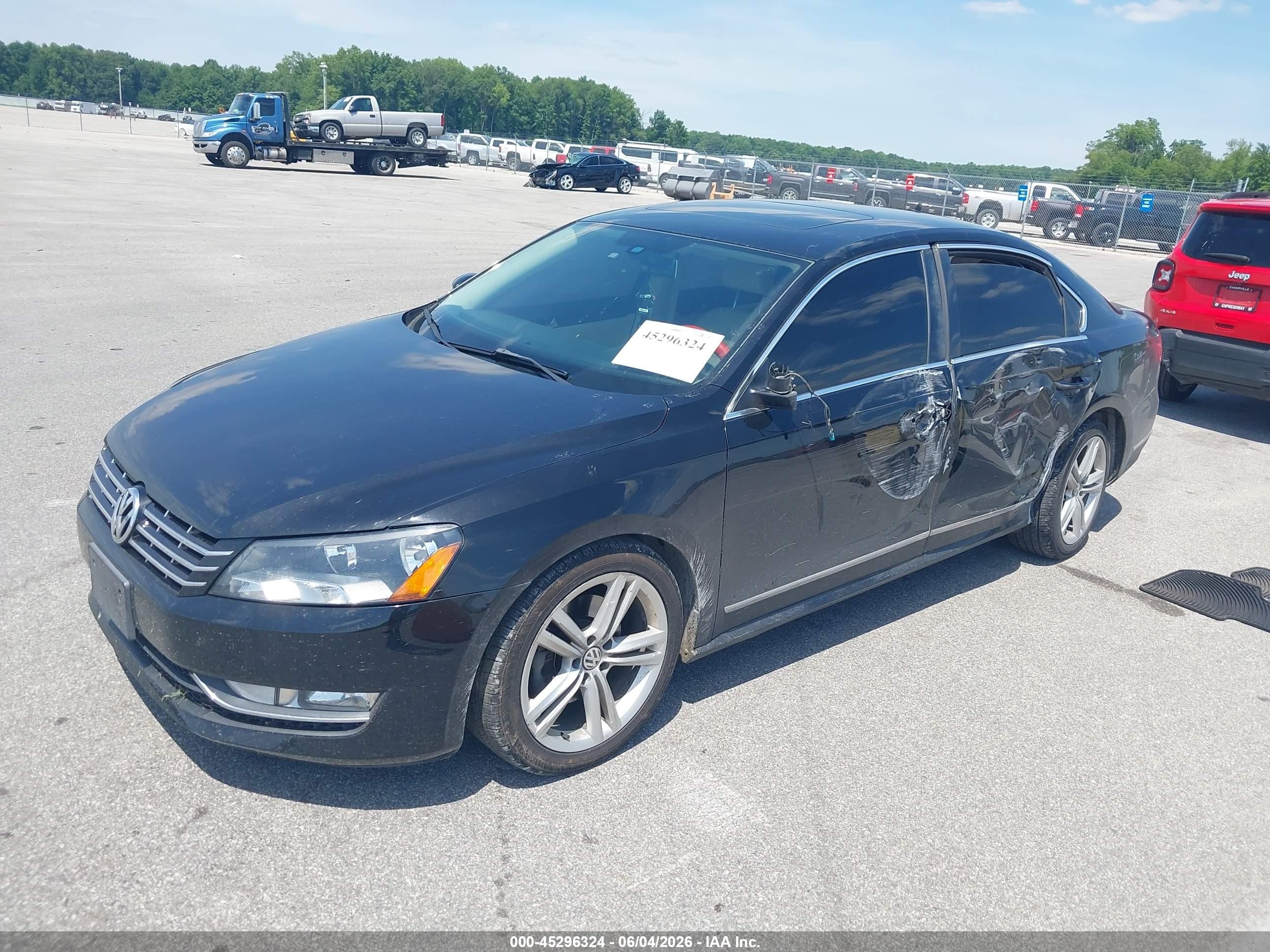 2015 Volkswagen Passat 2.0l Tdi Sel Premium Black vin: 1VWCV7A30FC094112