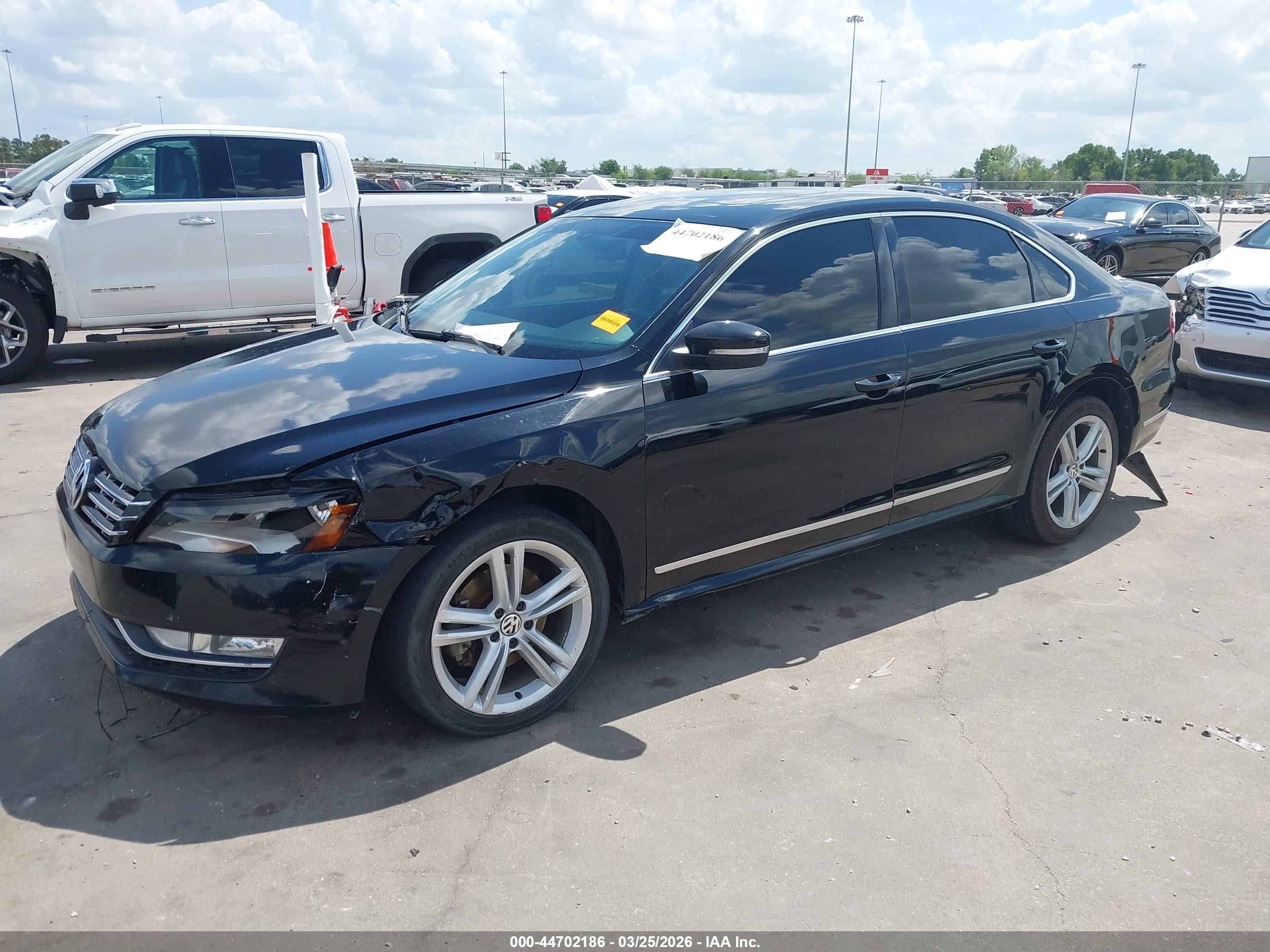 2015 Volkswagen Passat 2.0l Tdi Sel Premium Black vin: 1VWCV7A31FC008676