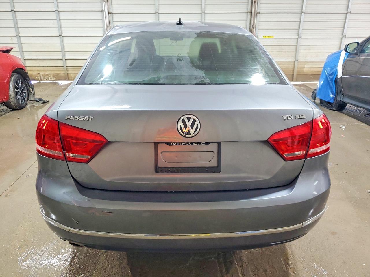 2015 Volkswagen Passat Sel Gray vin: 1VWCV7A32FC086268
