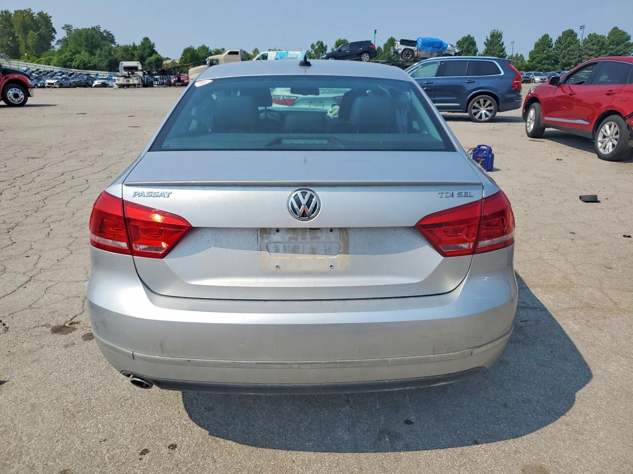 2015 Volkswagen Passat Sel Silver vin: 1VWCV7A33FC053005