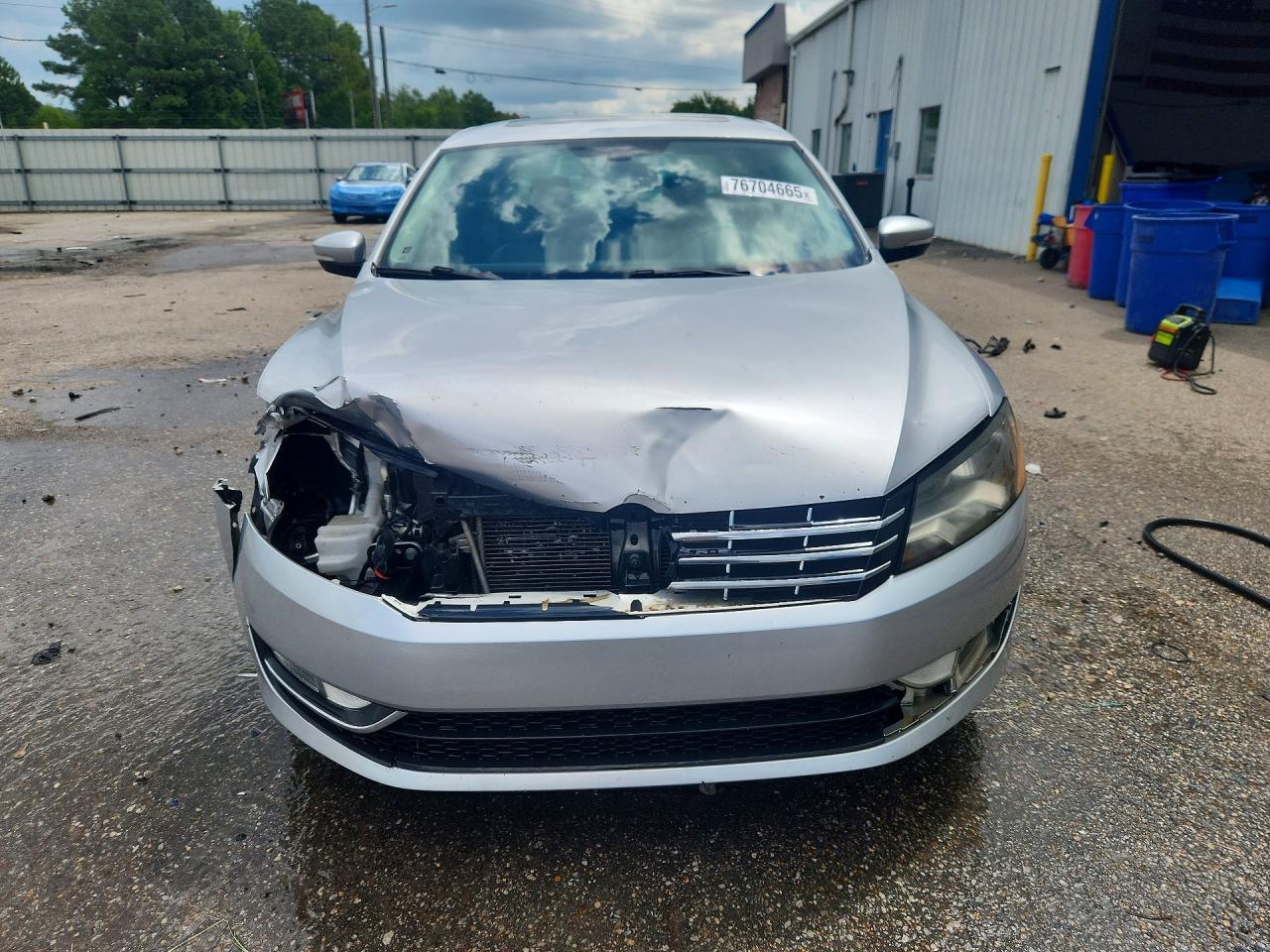 2015 Volkswagen Passat Sel Silver vin: 1VWCV7A34FC051800