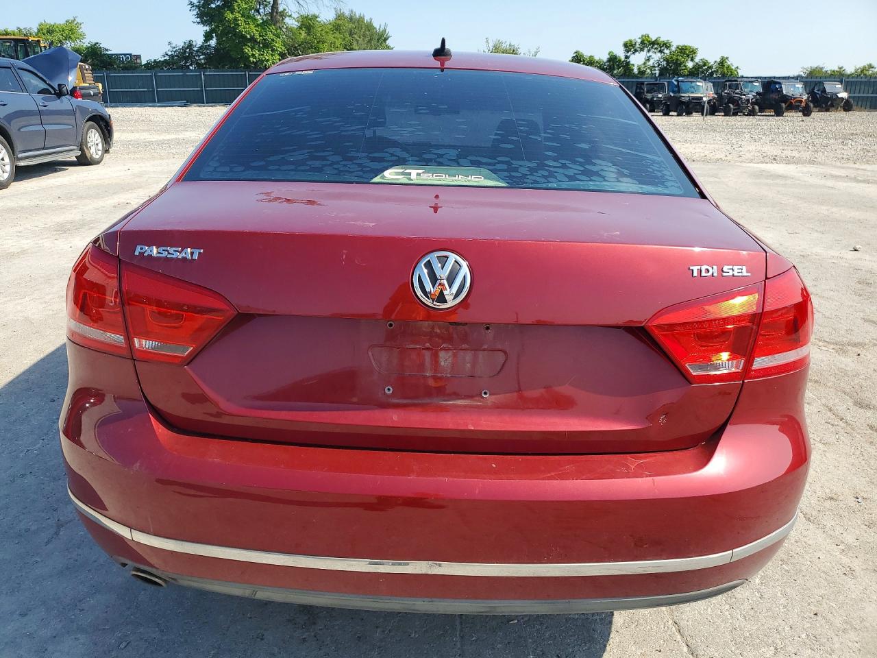 2015 Volkswagen Passat Sel Maroon vin: 1VWCV7A35FC009894