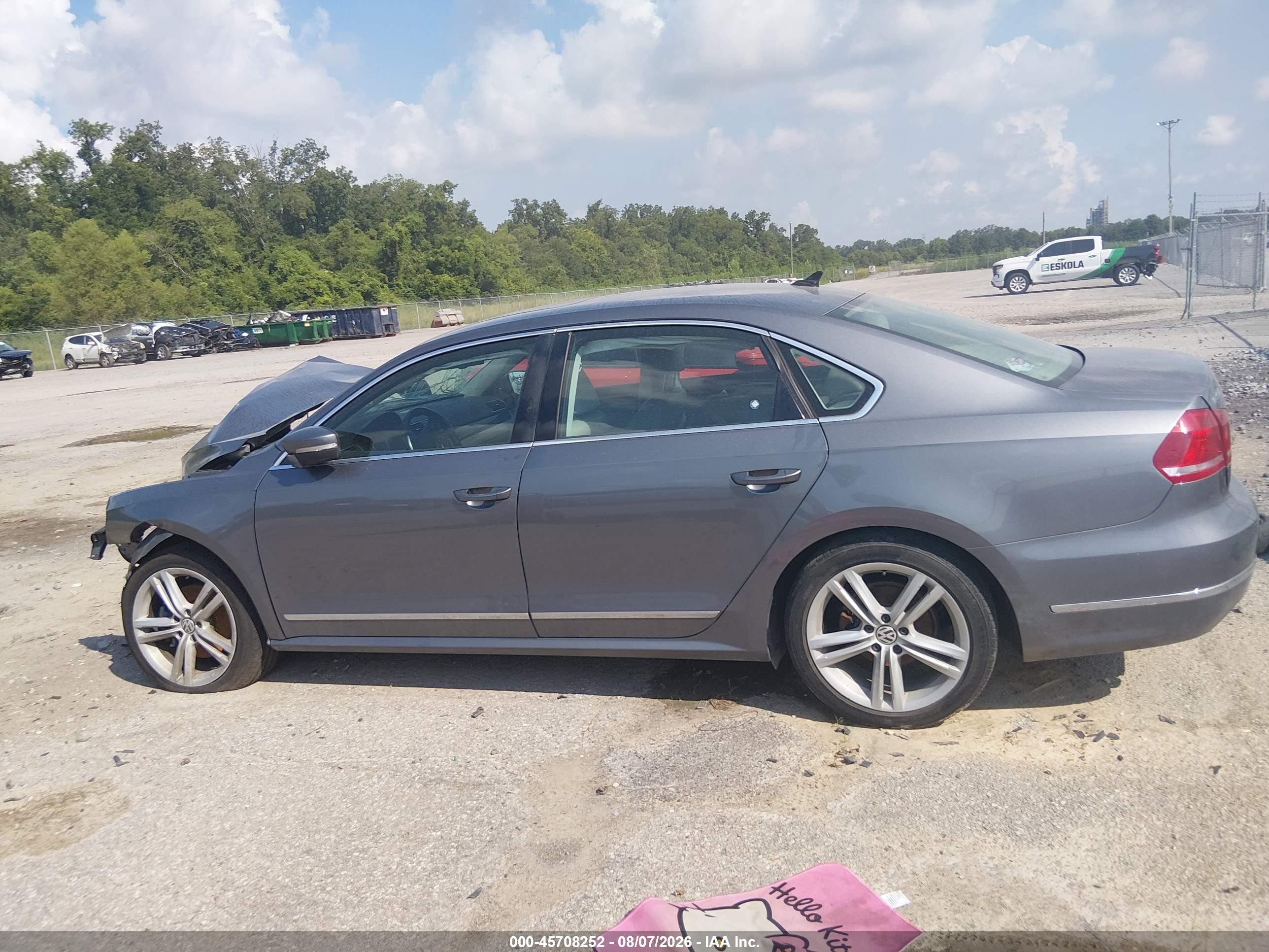 2015 Volkswagen Passat 2.0l Tdi Sel Premium Gray vin: 1VWCV7A36FC065164