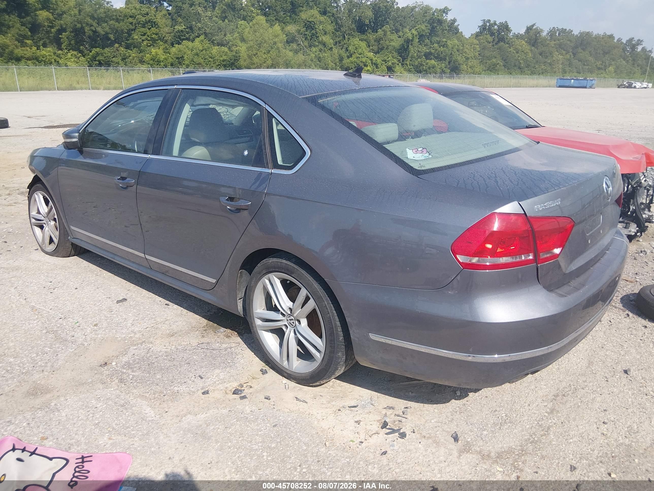 2015 Volkswagen Passat 2.0l Tdi Sel Premium Gray vin: 1VWCV7A36FC065164