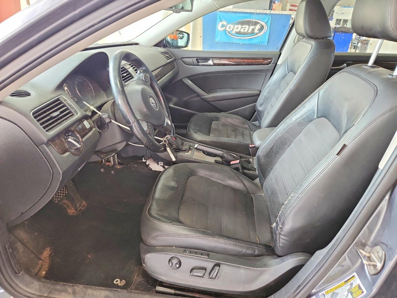 2015 Volkswagen Passat Sel Gray vin: 1VWCV7A36FC087231