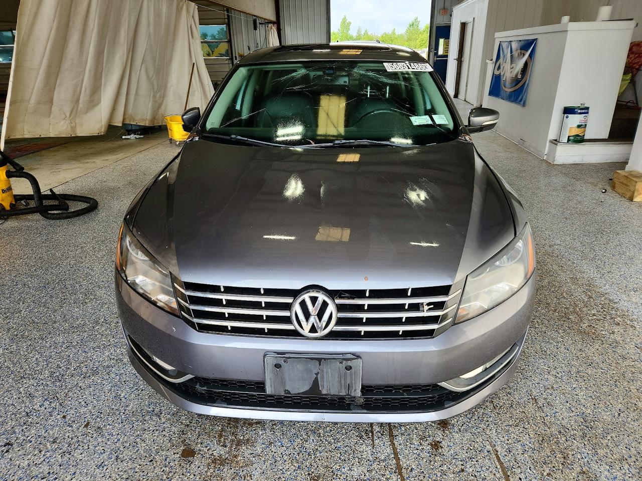 2015 Volkswagen Passat Sel Gray vin: 1VWCV7A36FC087231