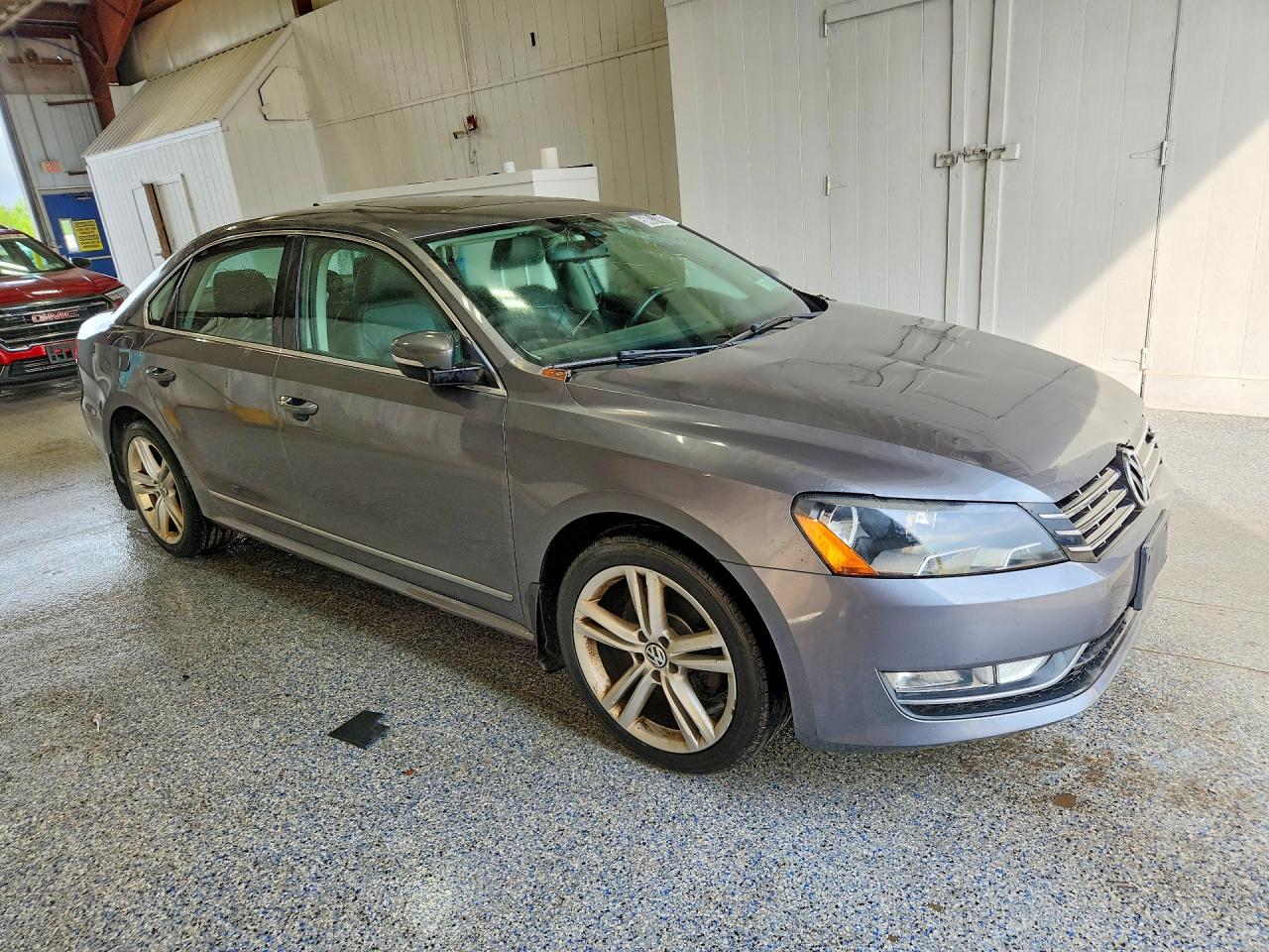 2015 Volkswagen Passat Sel Gray vin: 1VWCV7A36FC087231