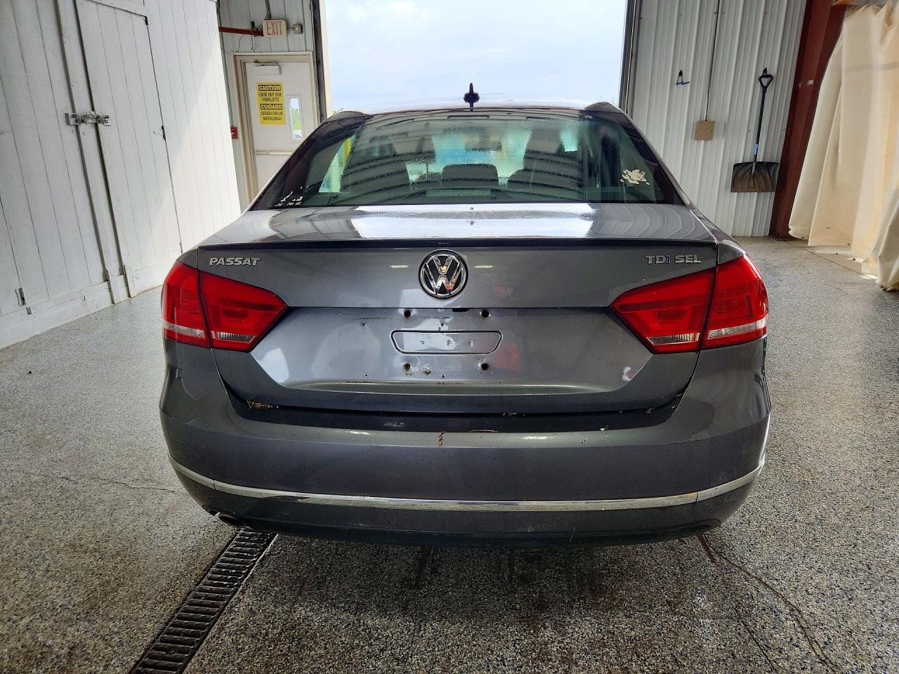 2015 Volkswagen Passat Sel Gray vin: 1VWCV7A36FC087231