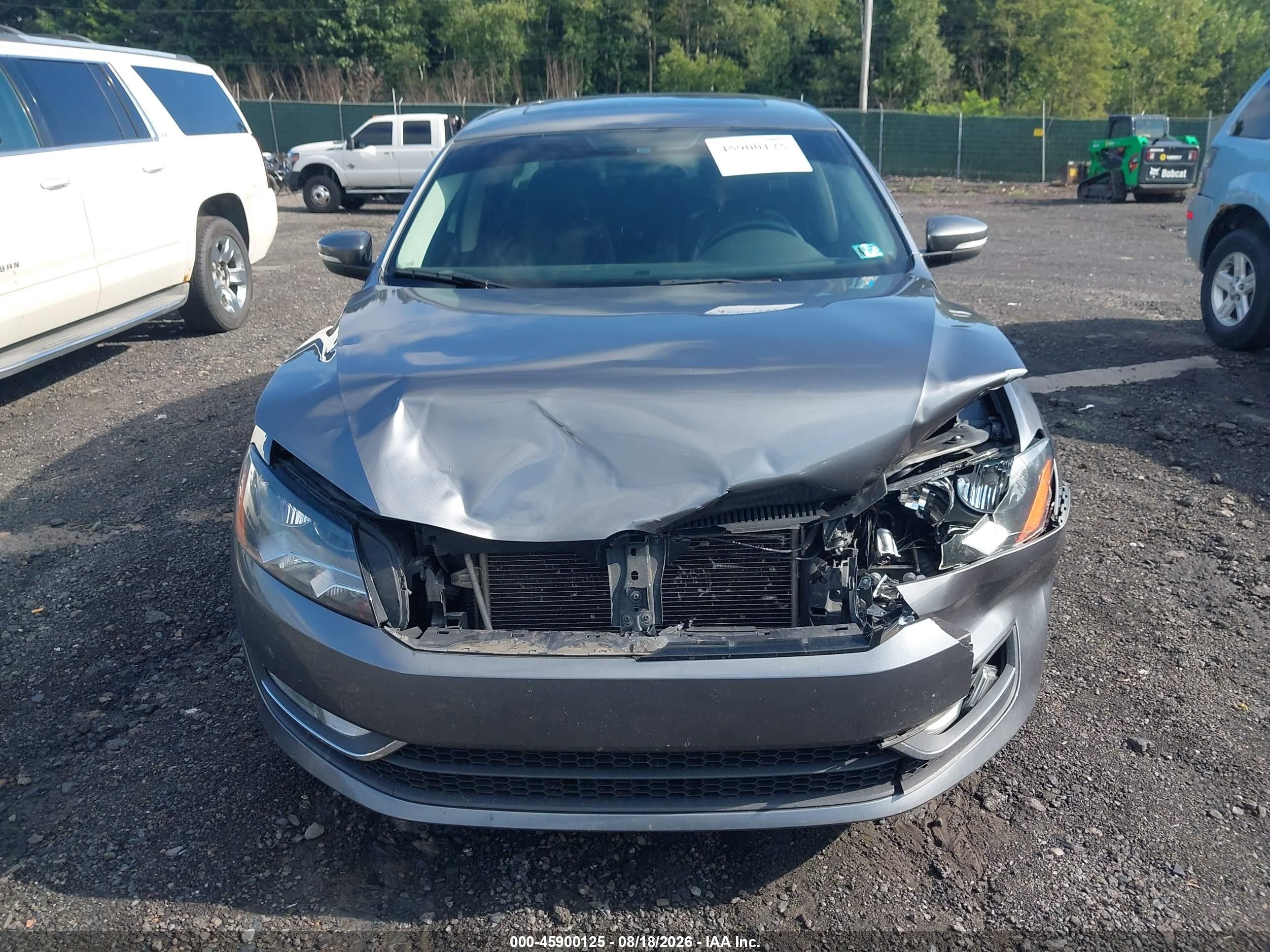 2015 Volkswagen Passat 2.0l Tdi Sel Premium Gray vin: 1VWCV7A37FC049197