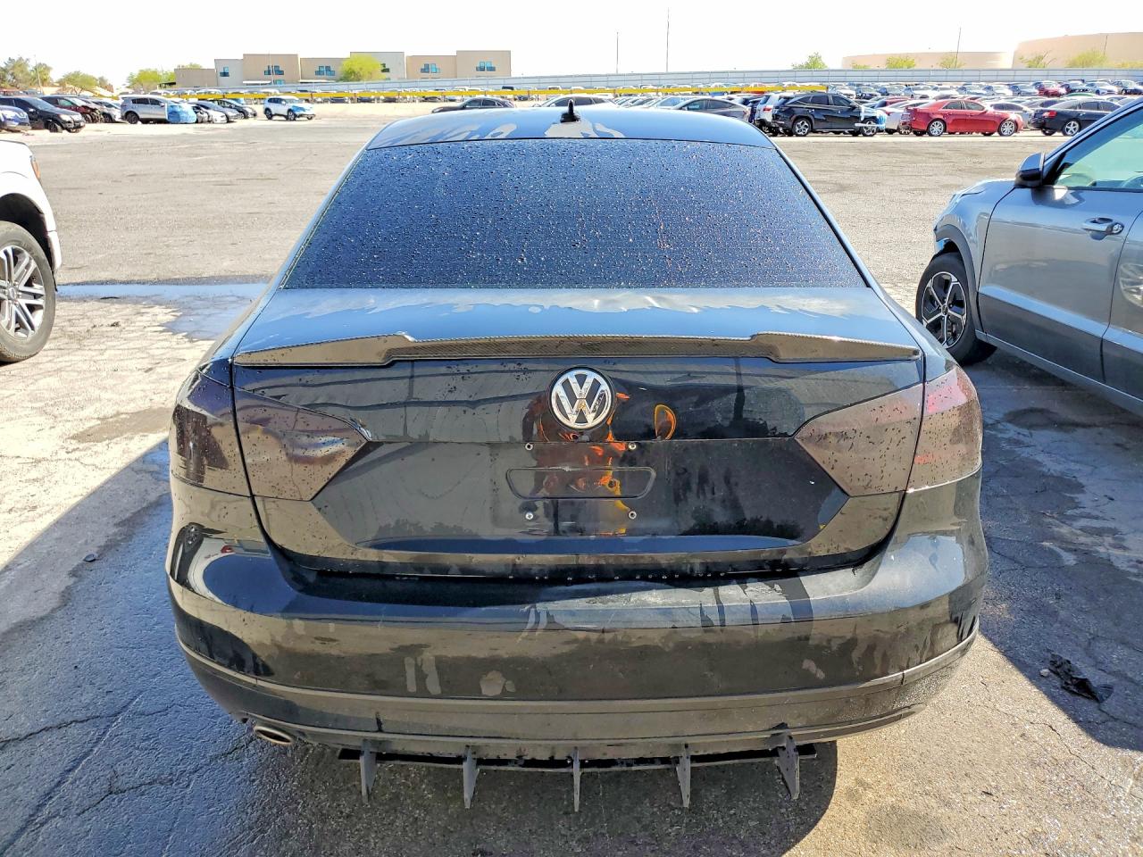 2015 Volkswagen Passat Sel Black vin: 1VWCV7A38FC036071
