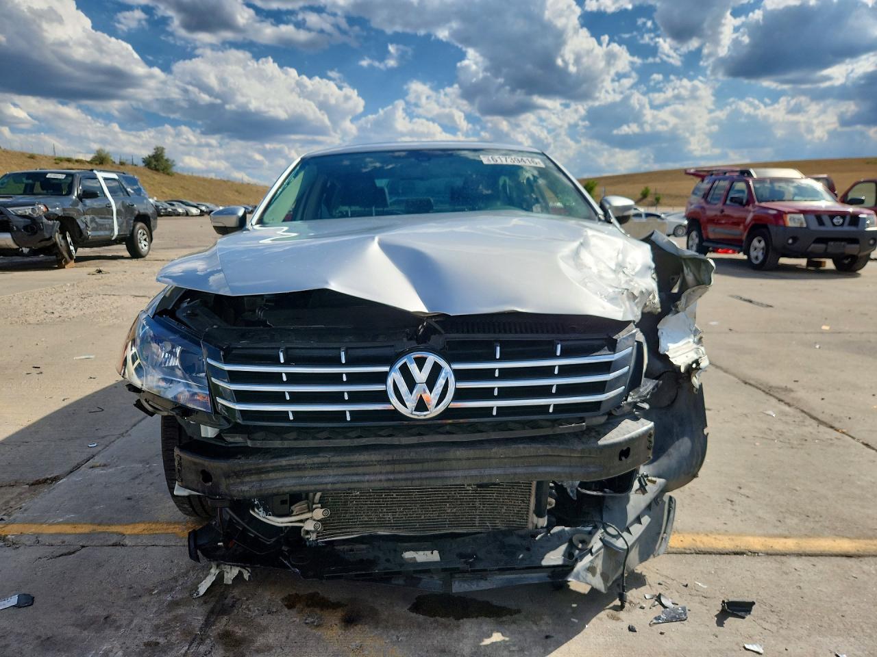 2015 Volkswagen Passat Sel Silver vin: 1VWCV7A39FC061111
