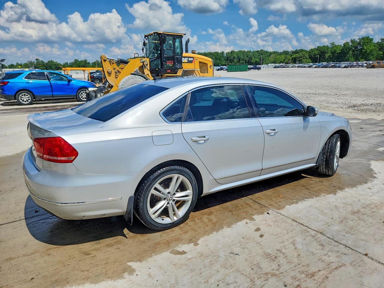 2015 Volkswagen Passat Sel Silver vin: 1VWCV7A39FC076921
