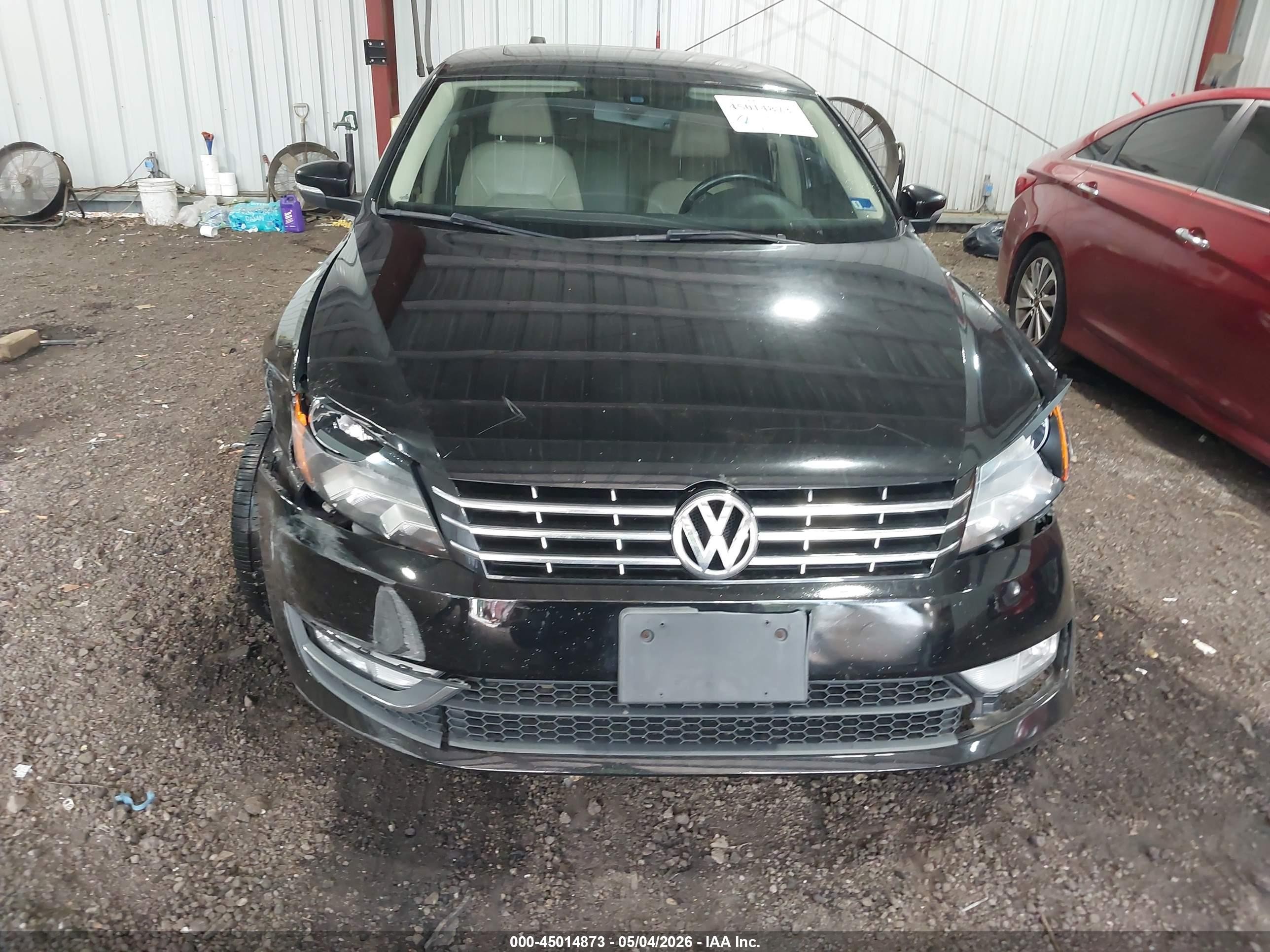 2015 Volkswagen Passat 2.0l Tdi Sel Premium Black vin: 1VWCV7A3XFC016890