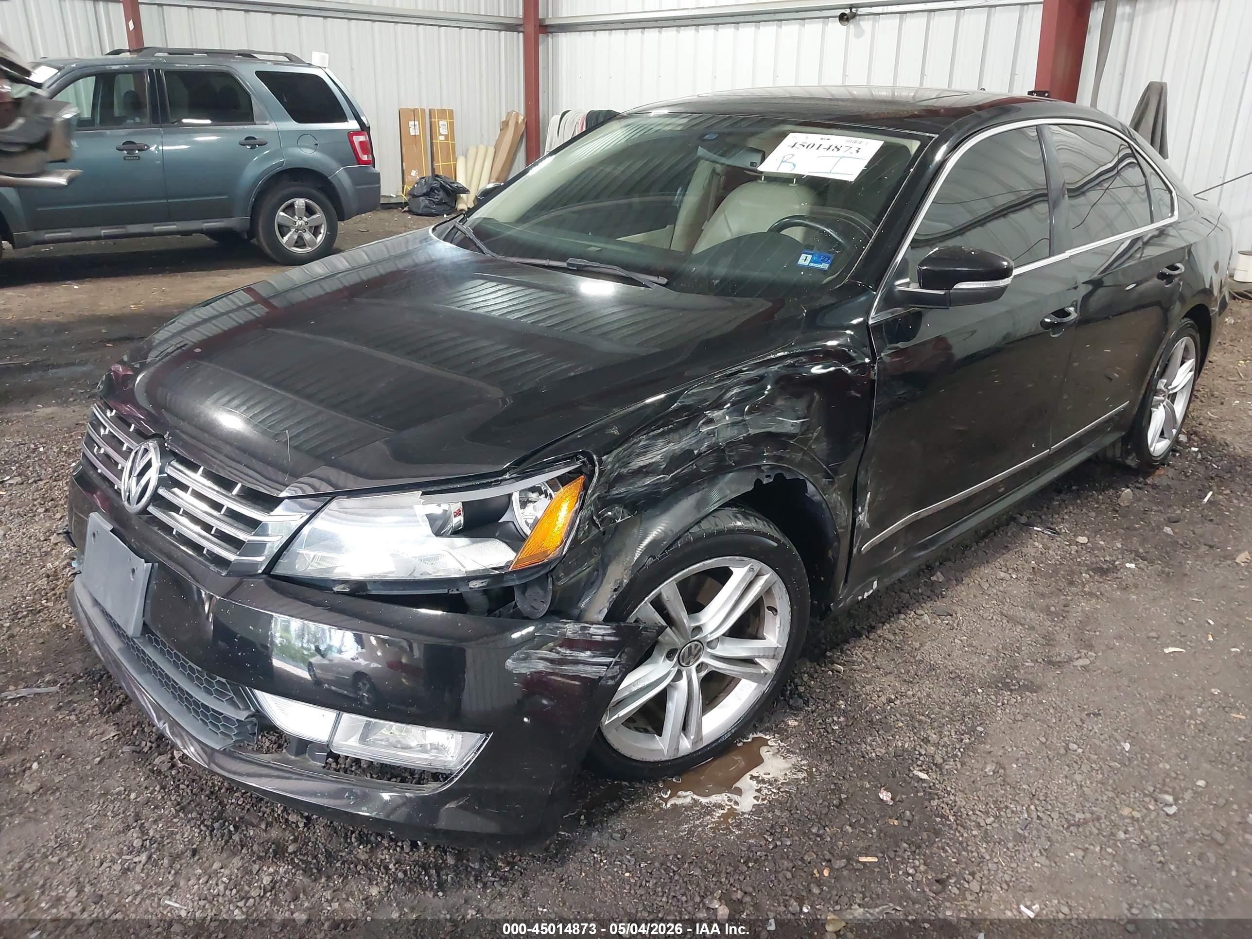 2015 Volkswagen Passat 2.0l Tdi Sel Premium Black vin: 1VWCV7A3XFC016890