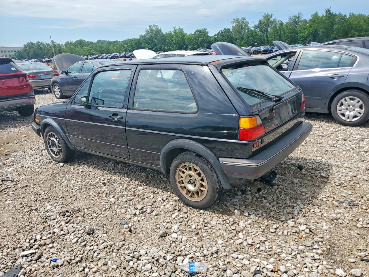 1986 Volkswagen Gti Black vin: 1VWDB0179GV057119