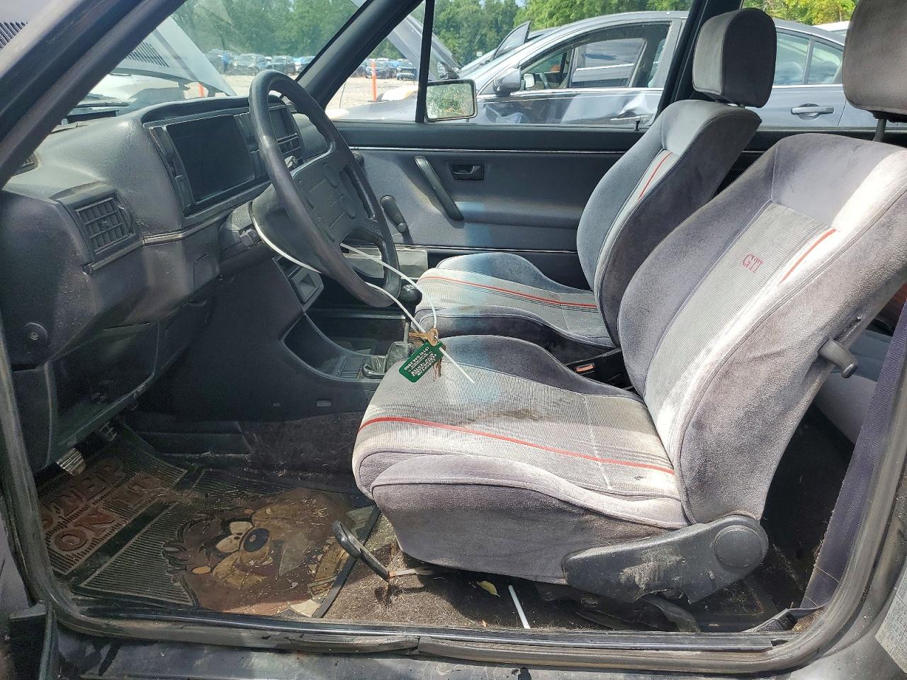1986 Volkswagen Gti Black vin: 1VWDB0179GV057119
