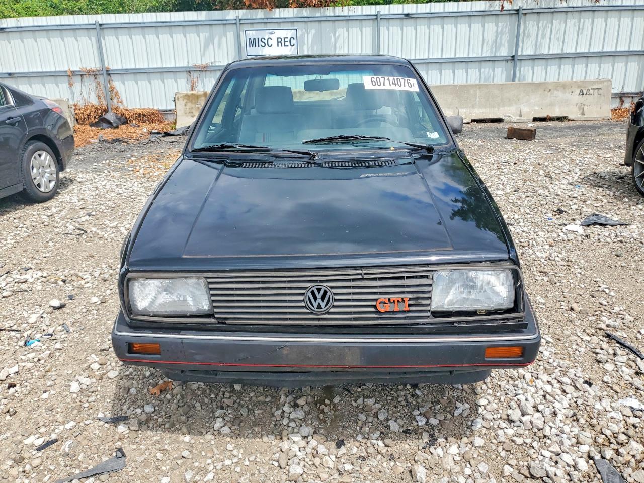 1986 Volkswagen Gti Black vin: 1VWDB0179GV057119