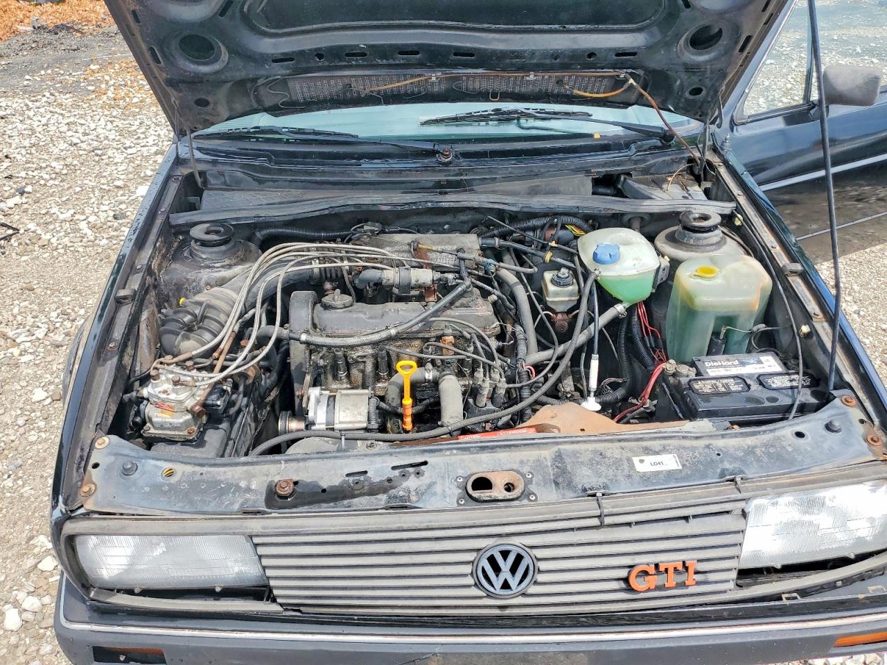 1986 Volkswagen Gti Black vin: 1VWDB0179GV057119