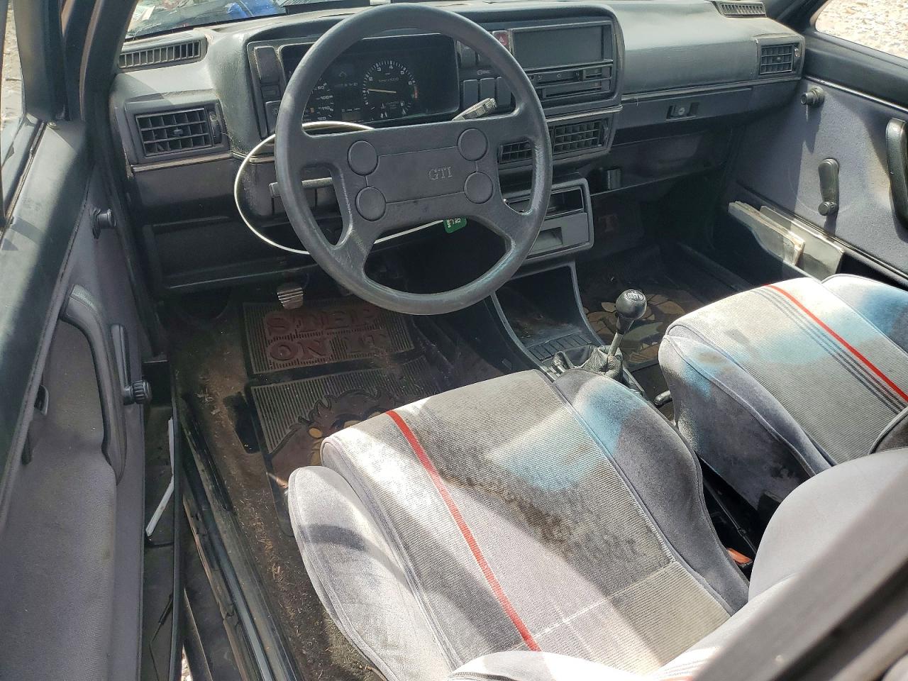 1986 Volkswagen Gti Black vin: 1VWDB0179GV057119