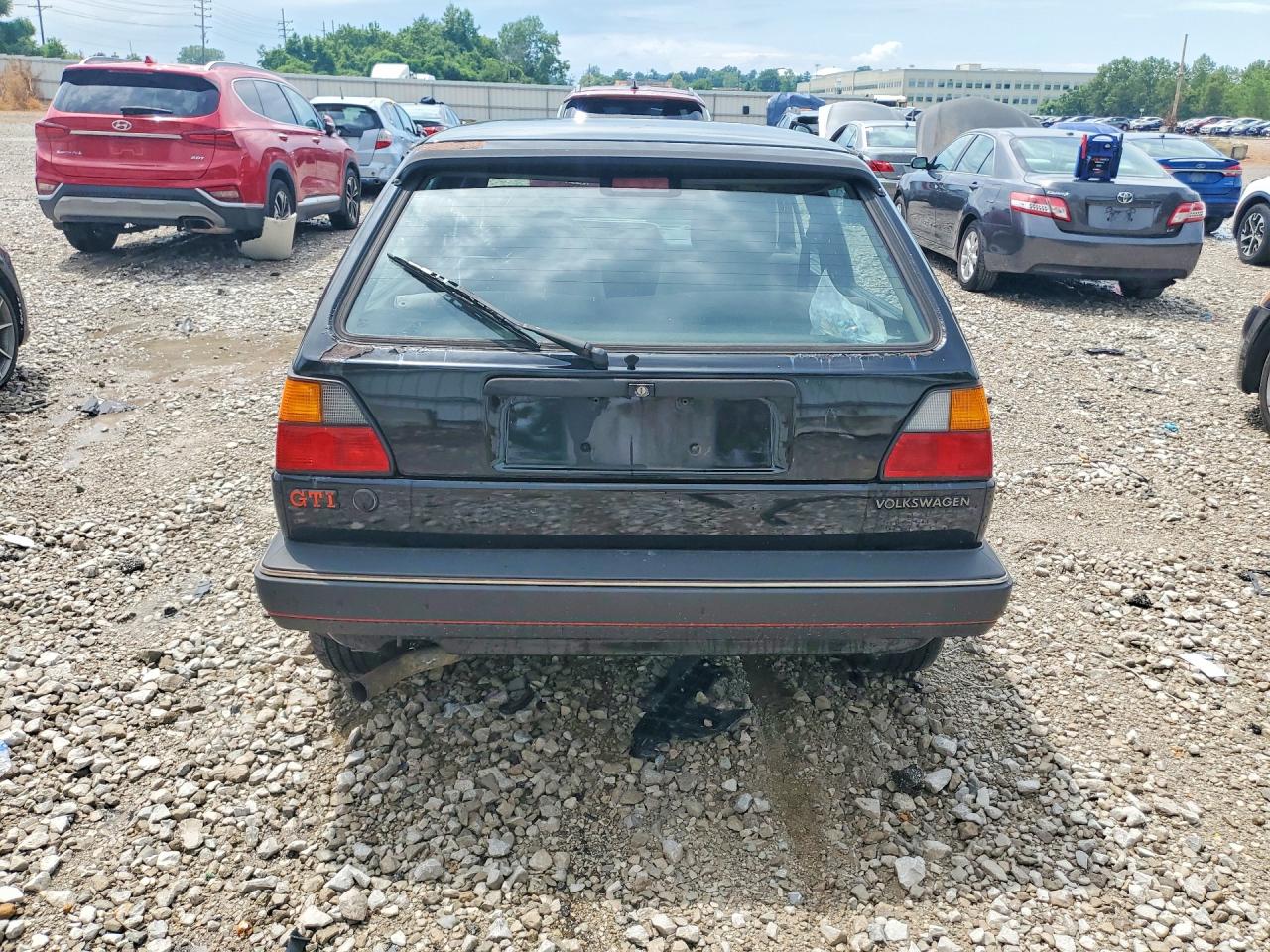 1986 Volkswagen Gti Black vin: 1VWDB0179GV057119