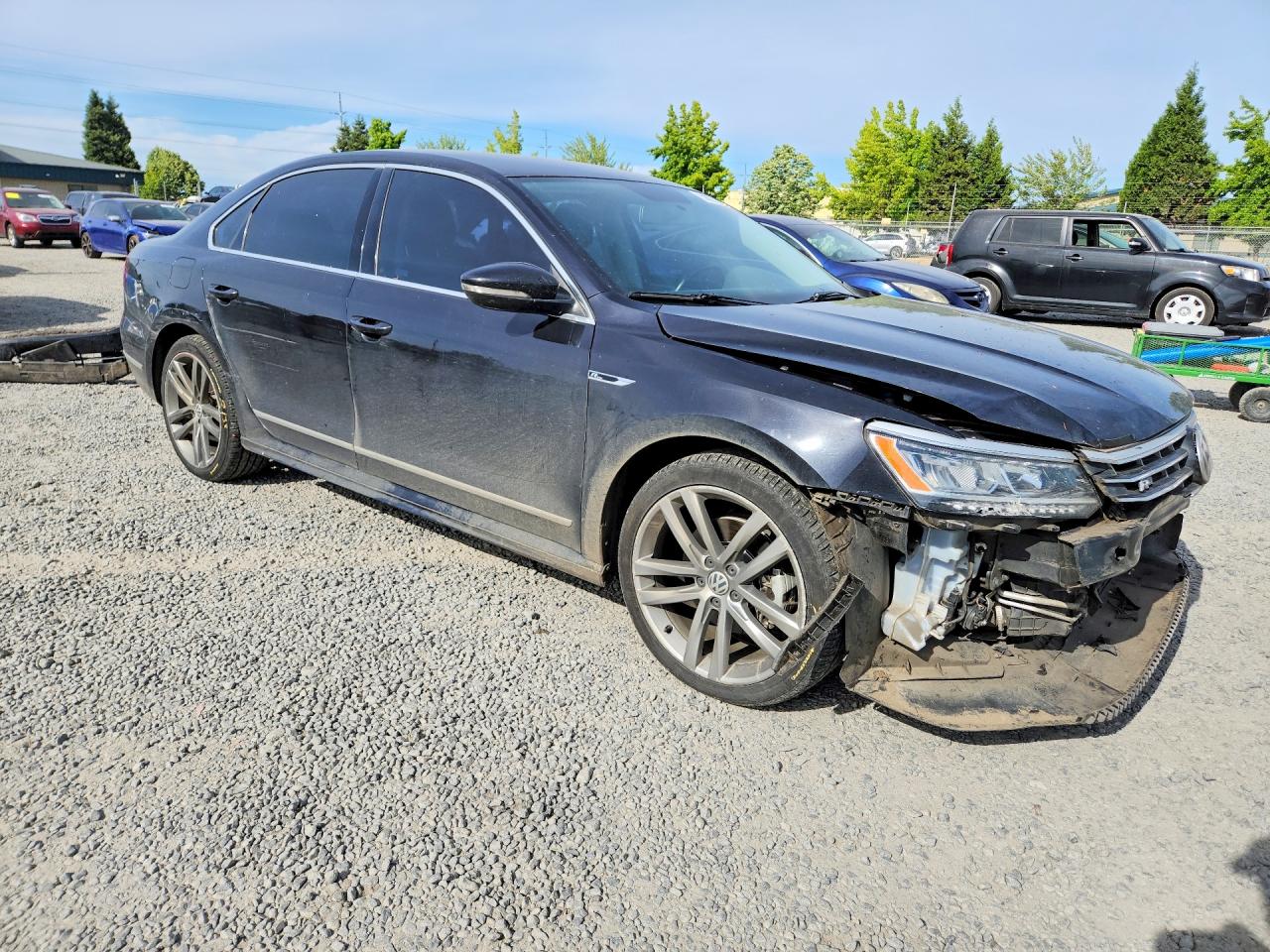 2017 Volkswagen Passat R-line Black vin: 1VWDT7A31HC036667