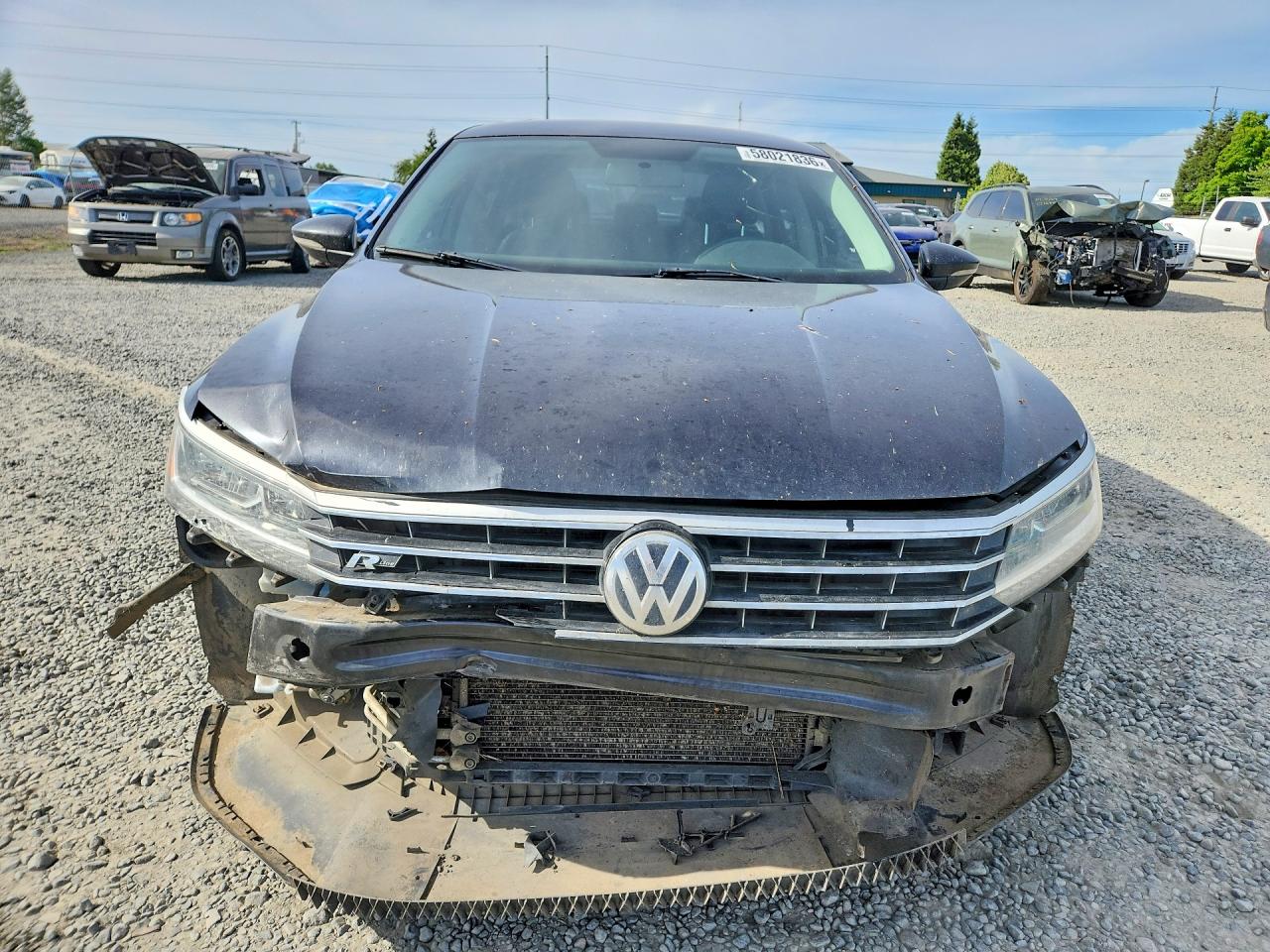 2017 Volkswagen Passat R-line Black vin: 1VWDT7A31HC036667