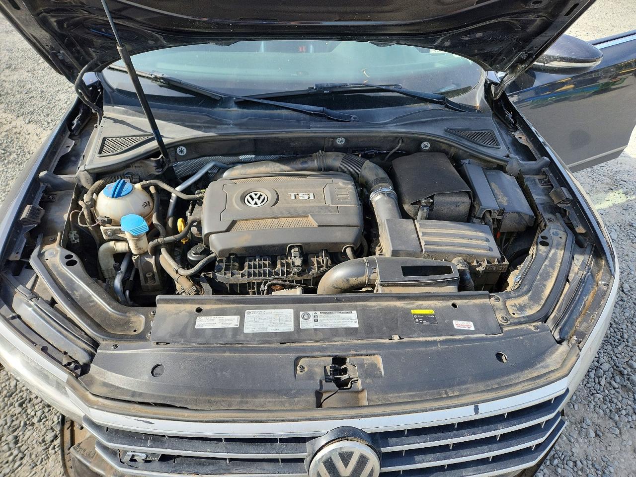 2017 Volkswagen Passat R-line Black vin: 1VWDT7A31HC036667