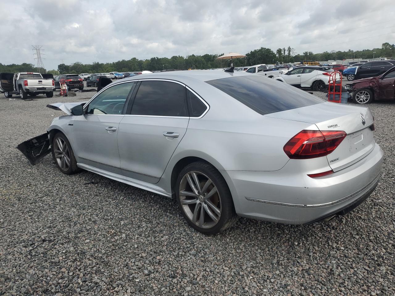 2017 Volkswagen Passat R-line Silver vin: 1VWDT7A31HC044185